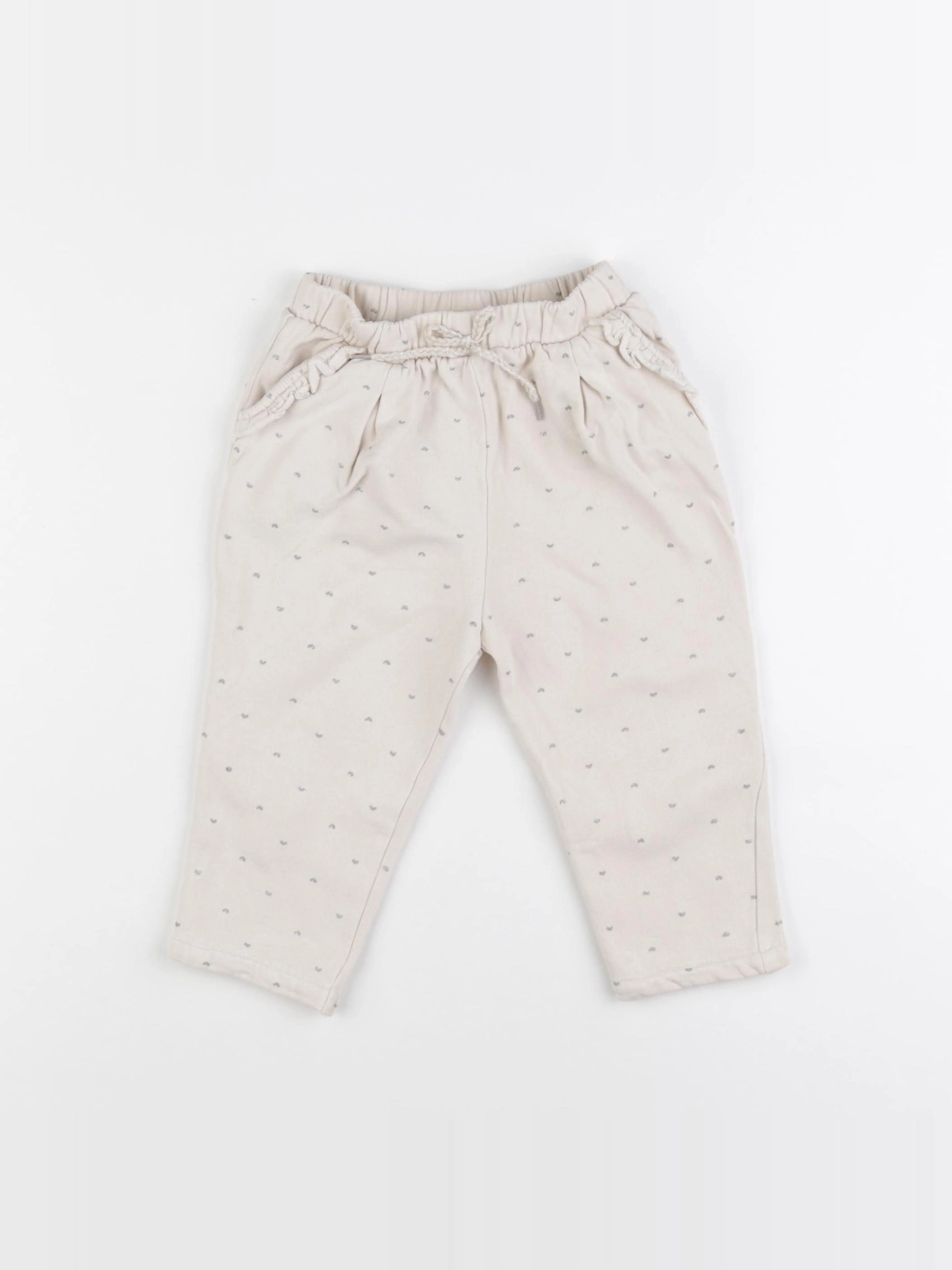 Vertbaudet - jogging beige - 24 mois