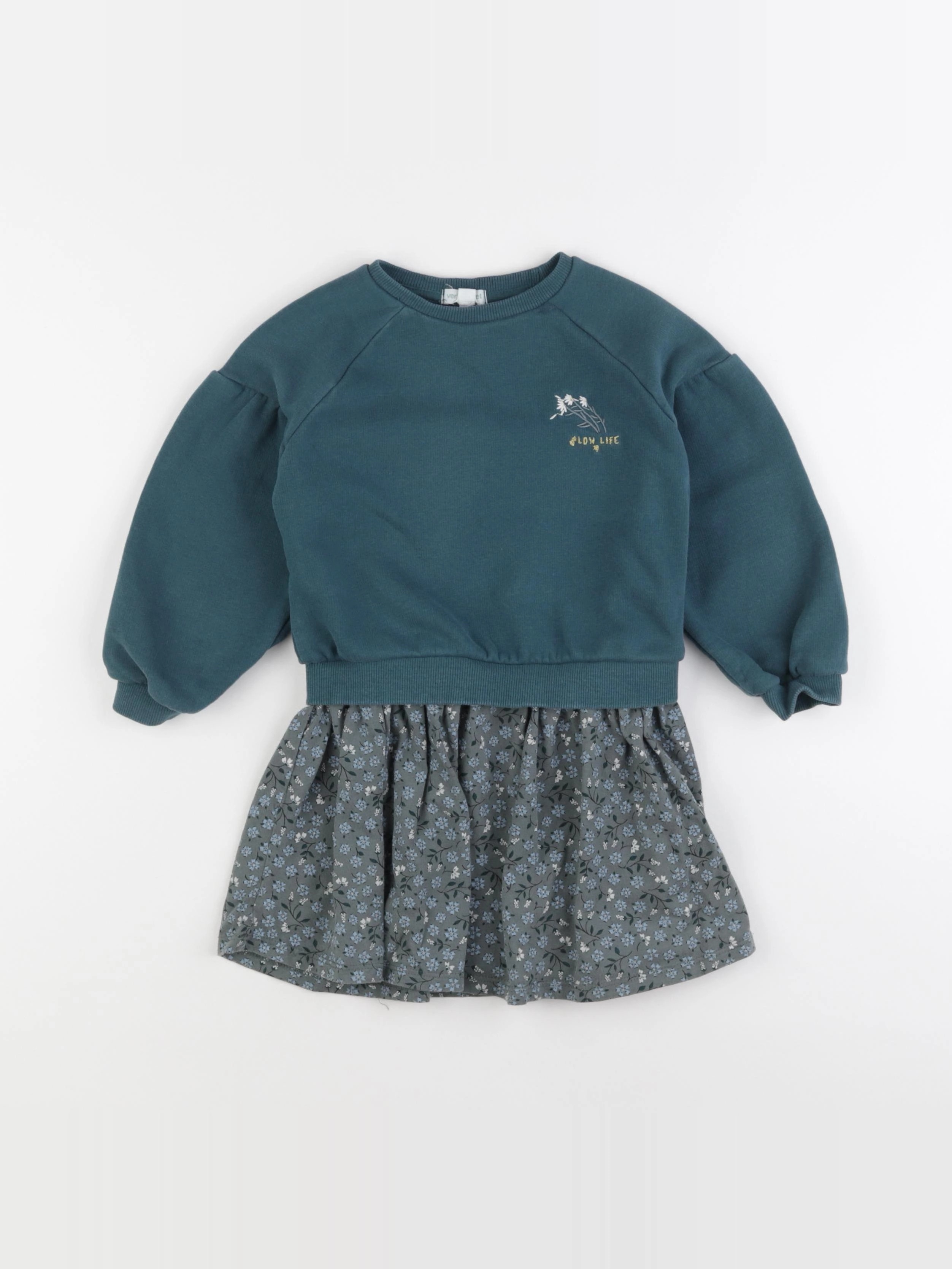 Vertbaudet - robe bleu - 4 ans