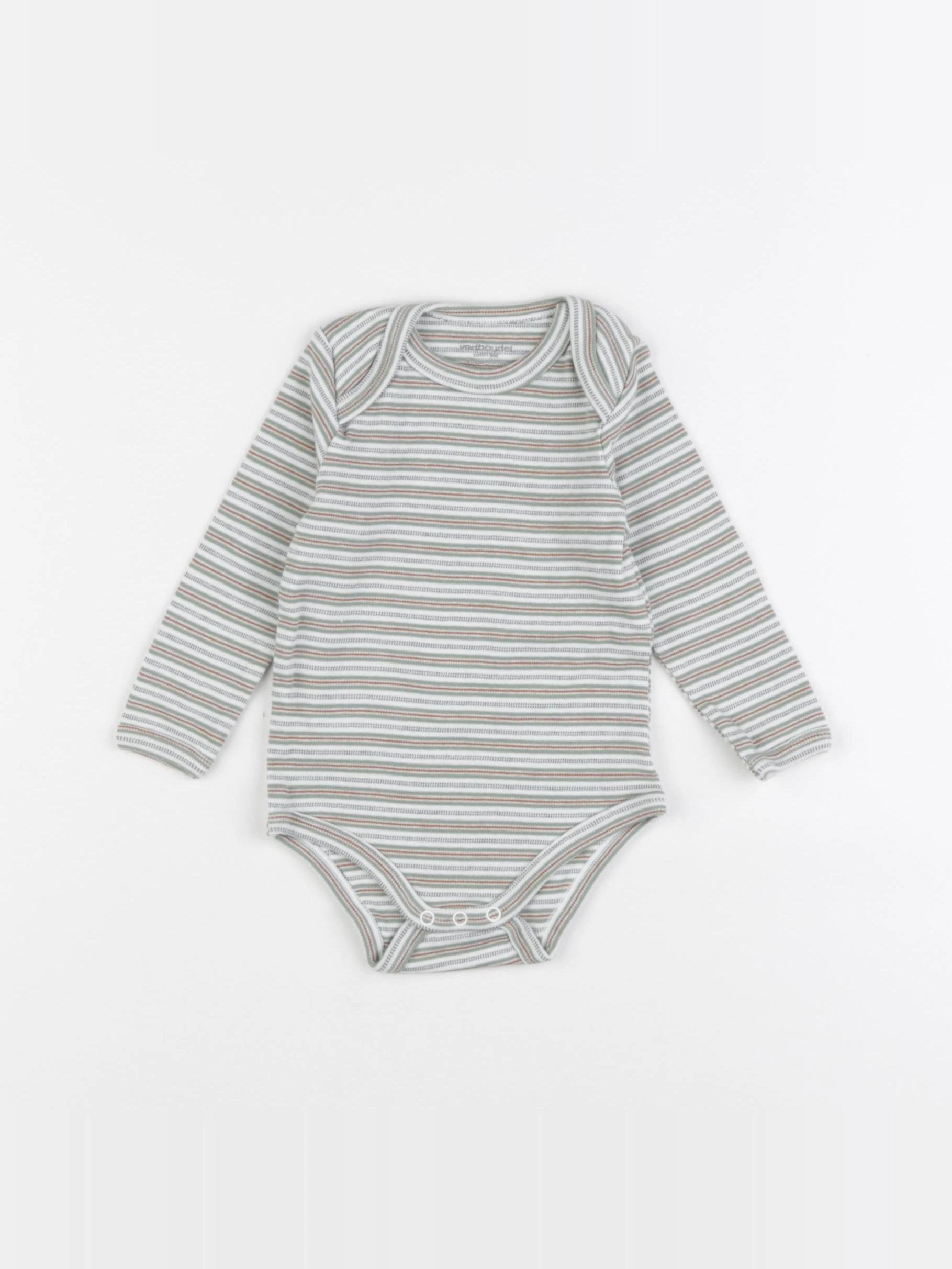 Vertbaudet - body multicolore - 9 mois