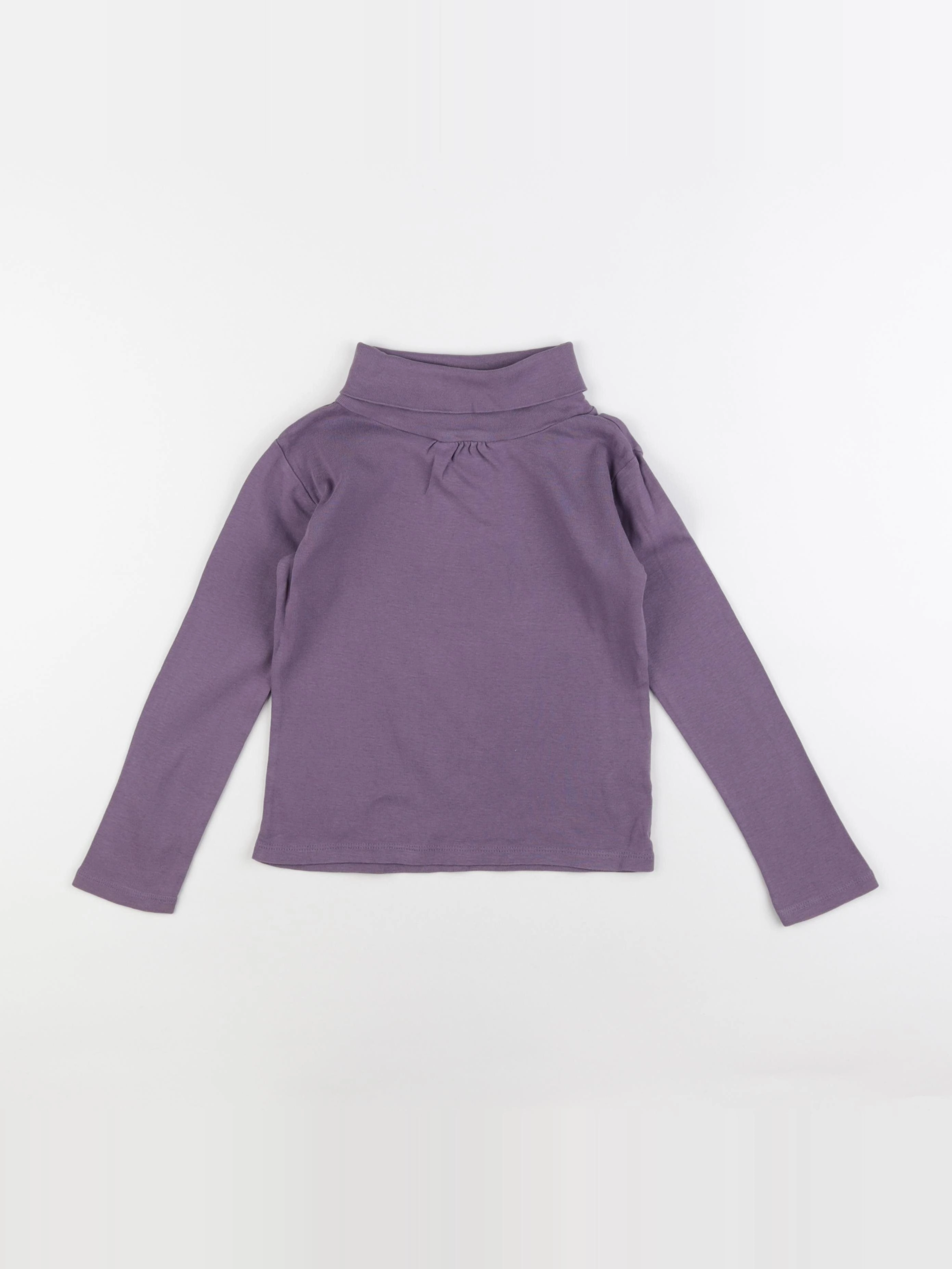 Vertbaudet - sous-pull violet - 6 ans