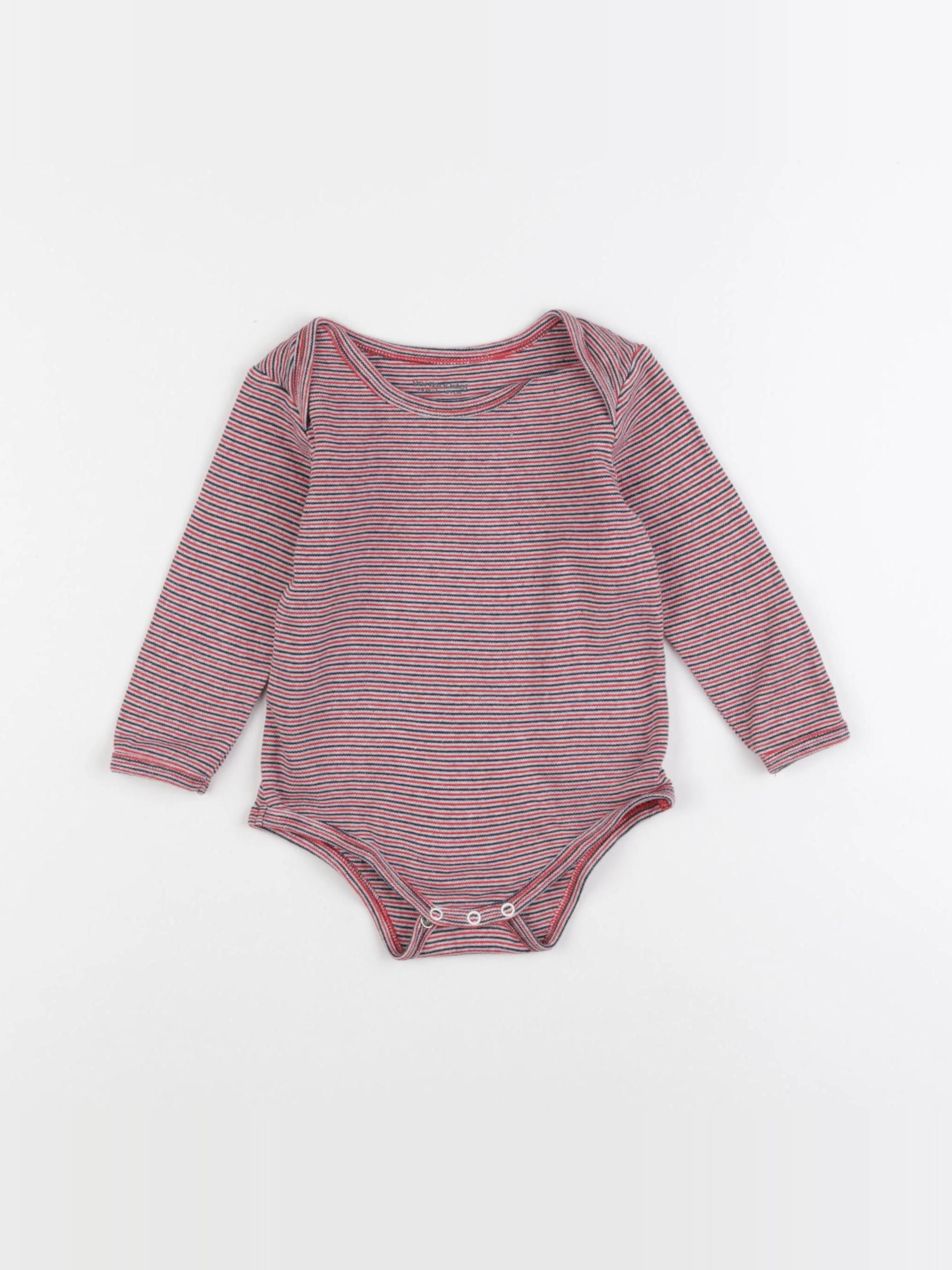Vertbaudet - body rouge - 18 mois
