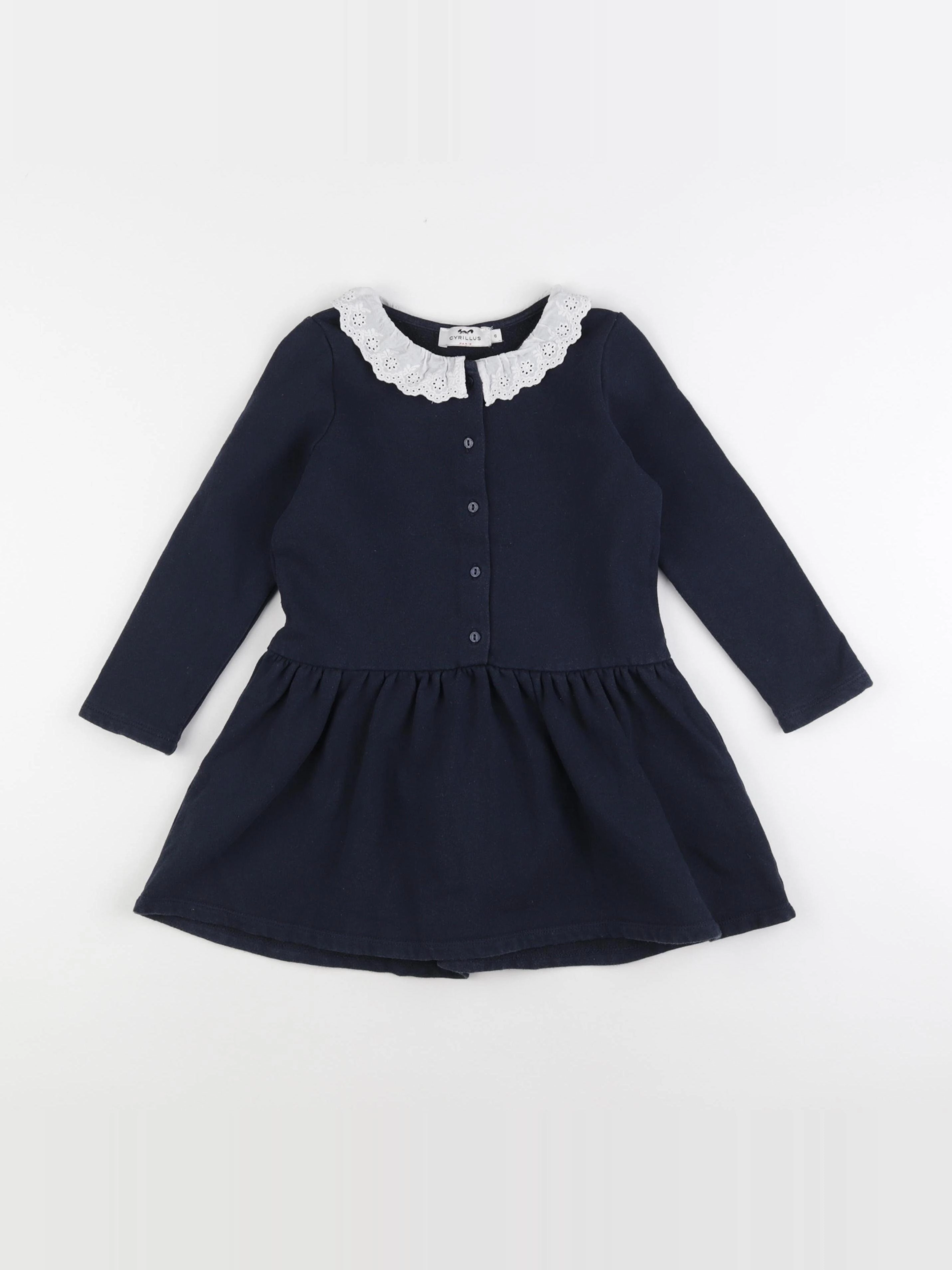 Cyrillus - robe bleu - 6 ans