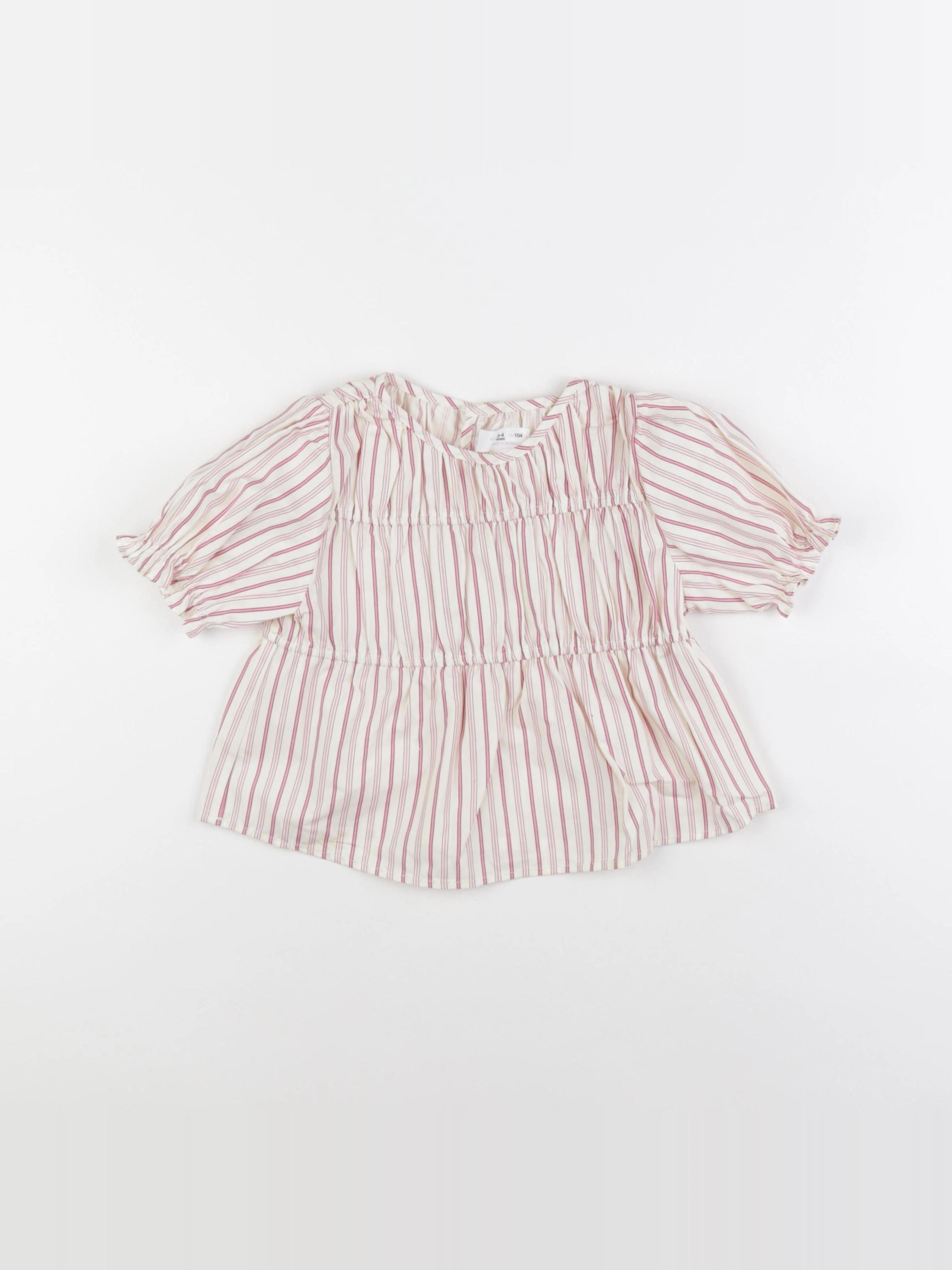 Zara - blouse rose - 3/4 ans