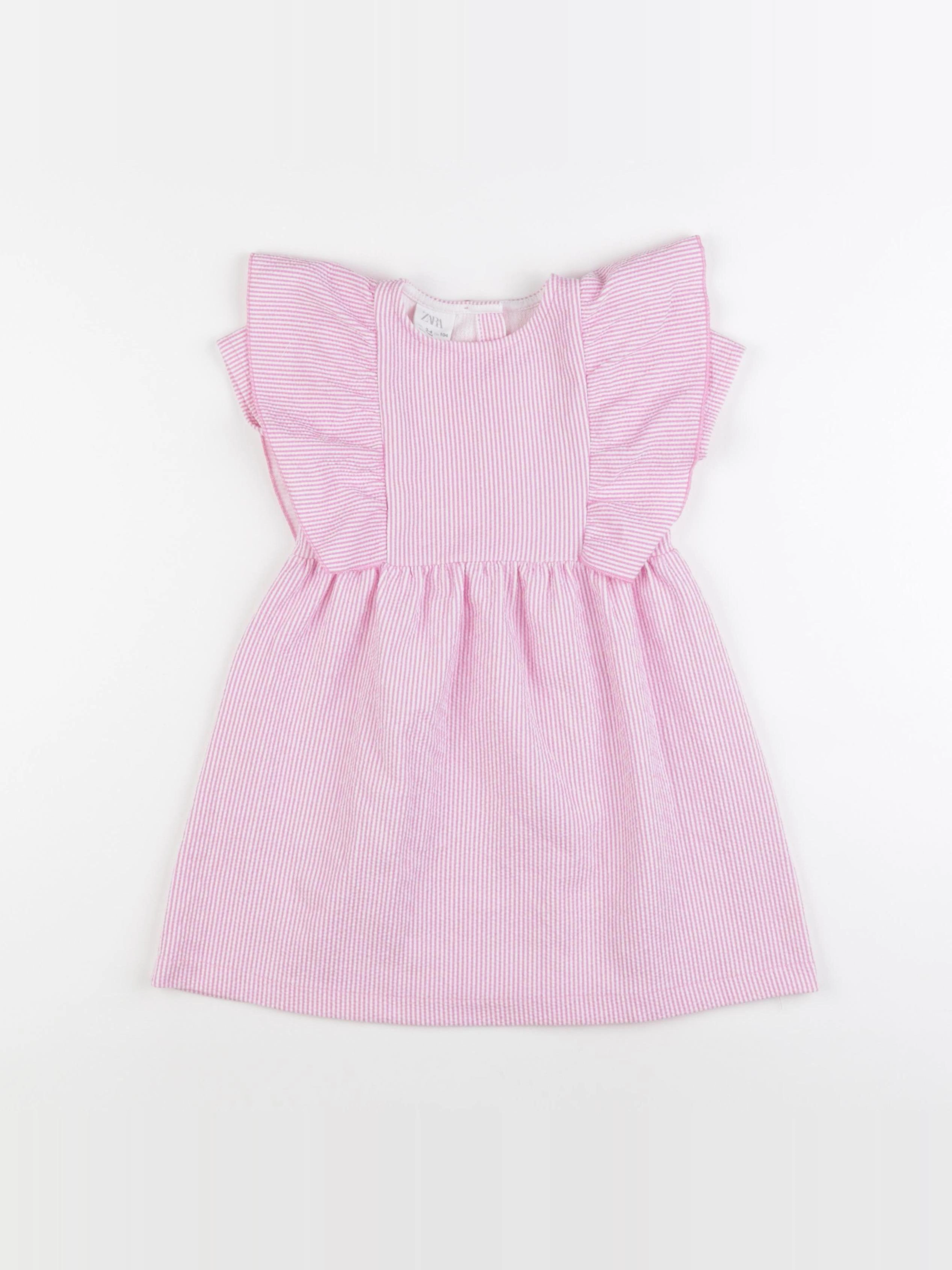Zara - robe rose - 3/4 ans