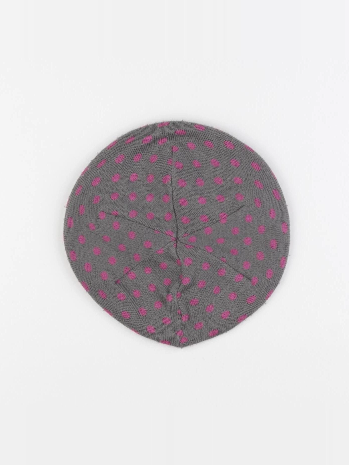 Vertbaudet - bonnet gris, rose - 24/36 mois