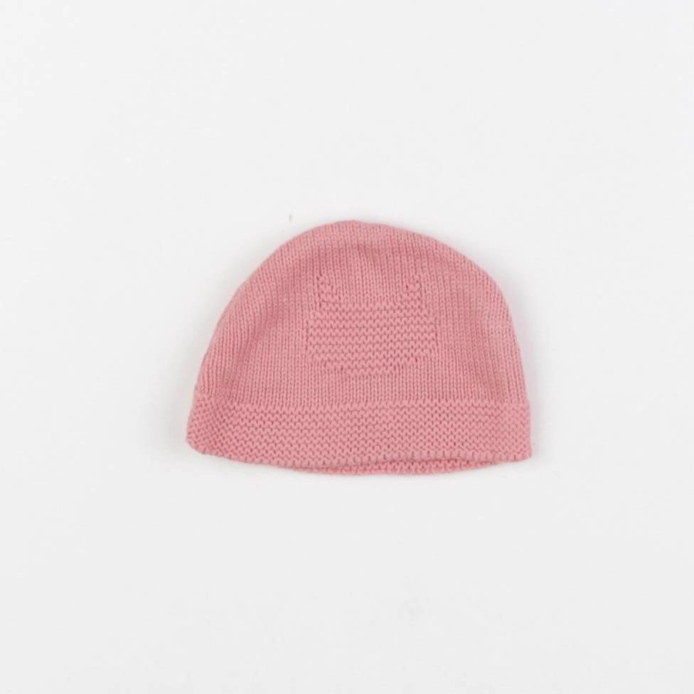 La manufacture de layette - bonnet rose - Prématuré