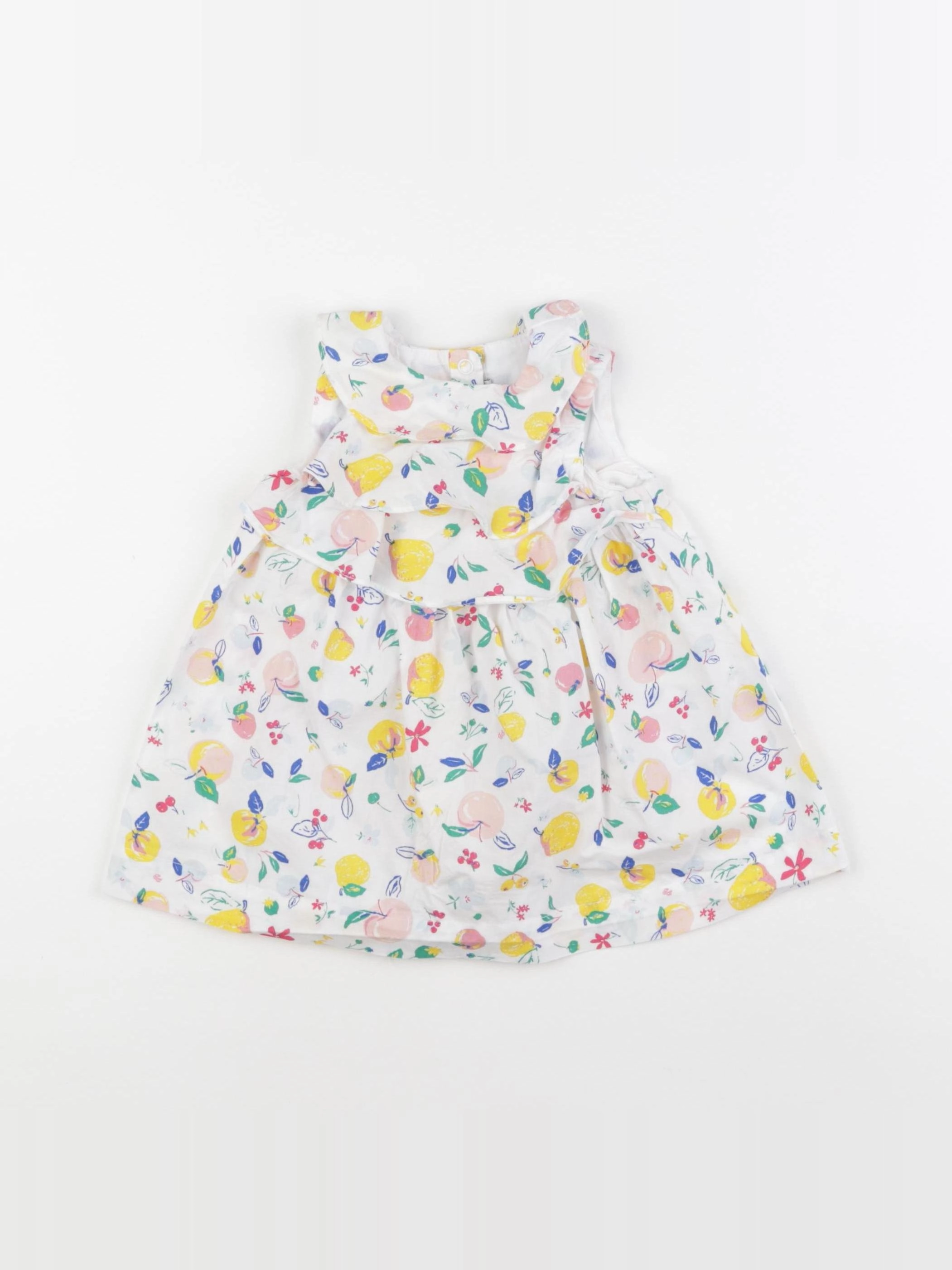 Petit Bateau - robe multicolore - 6 mois