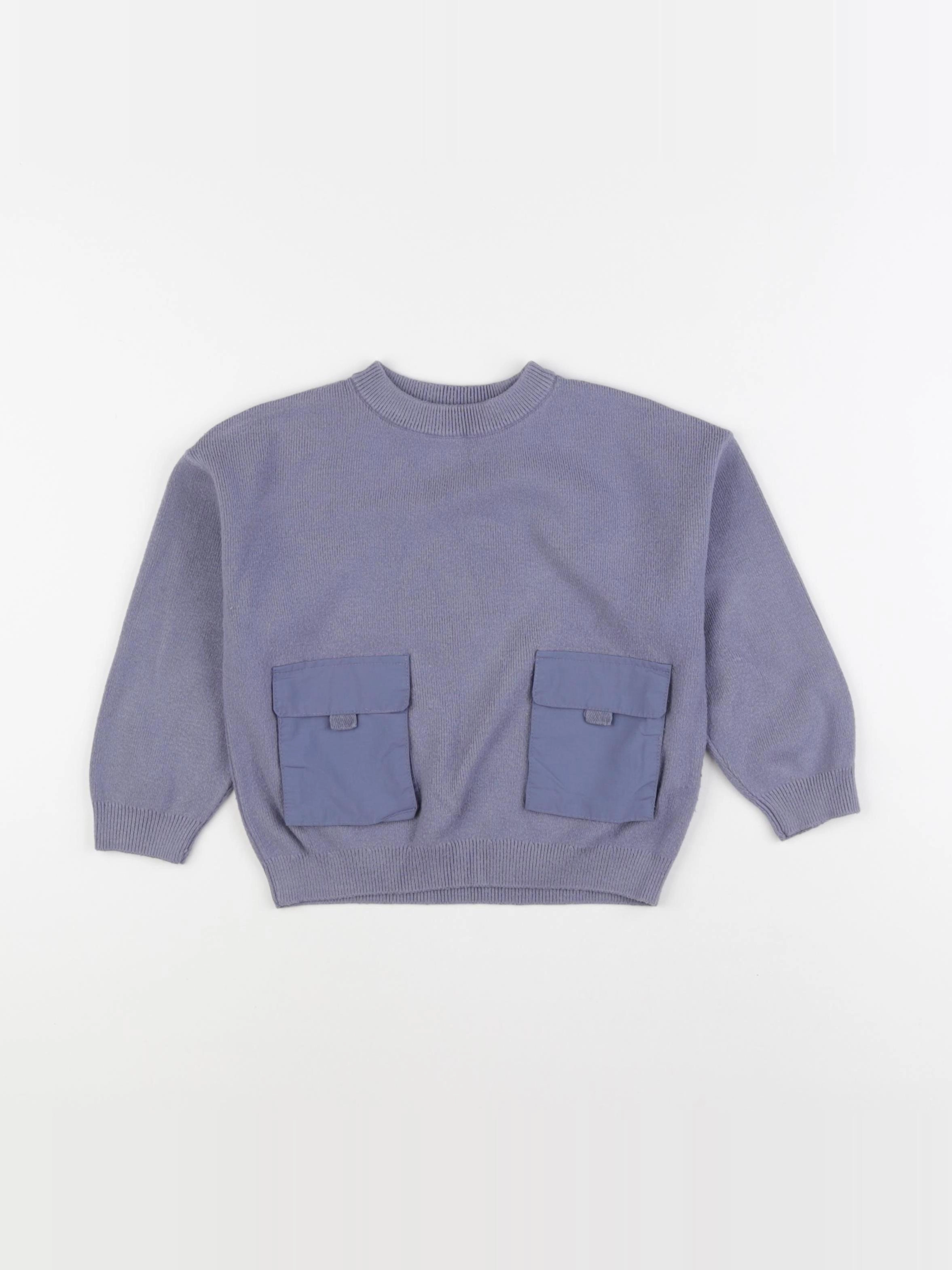 Zara - pull bleu - 3/4 ans