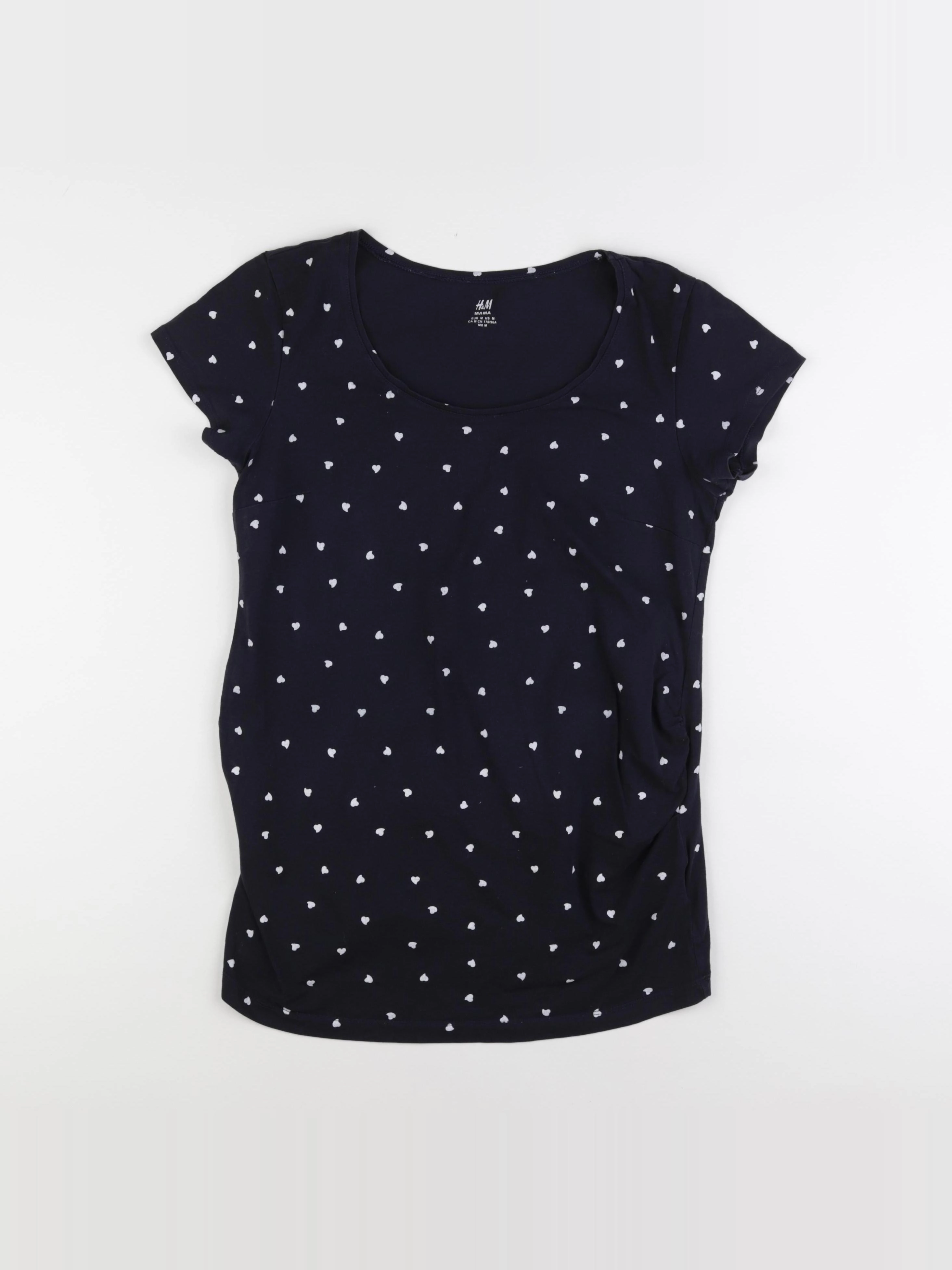 H&M - tee-shirt grossesse bleu - 40 à 42
