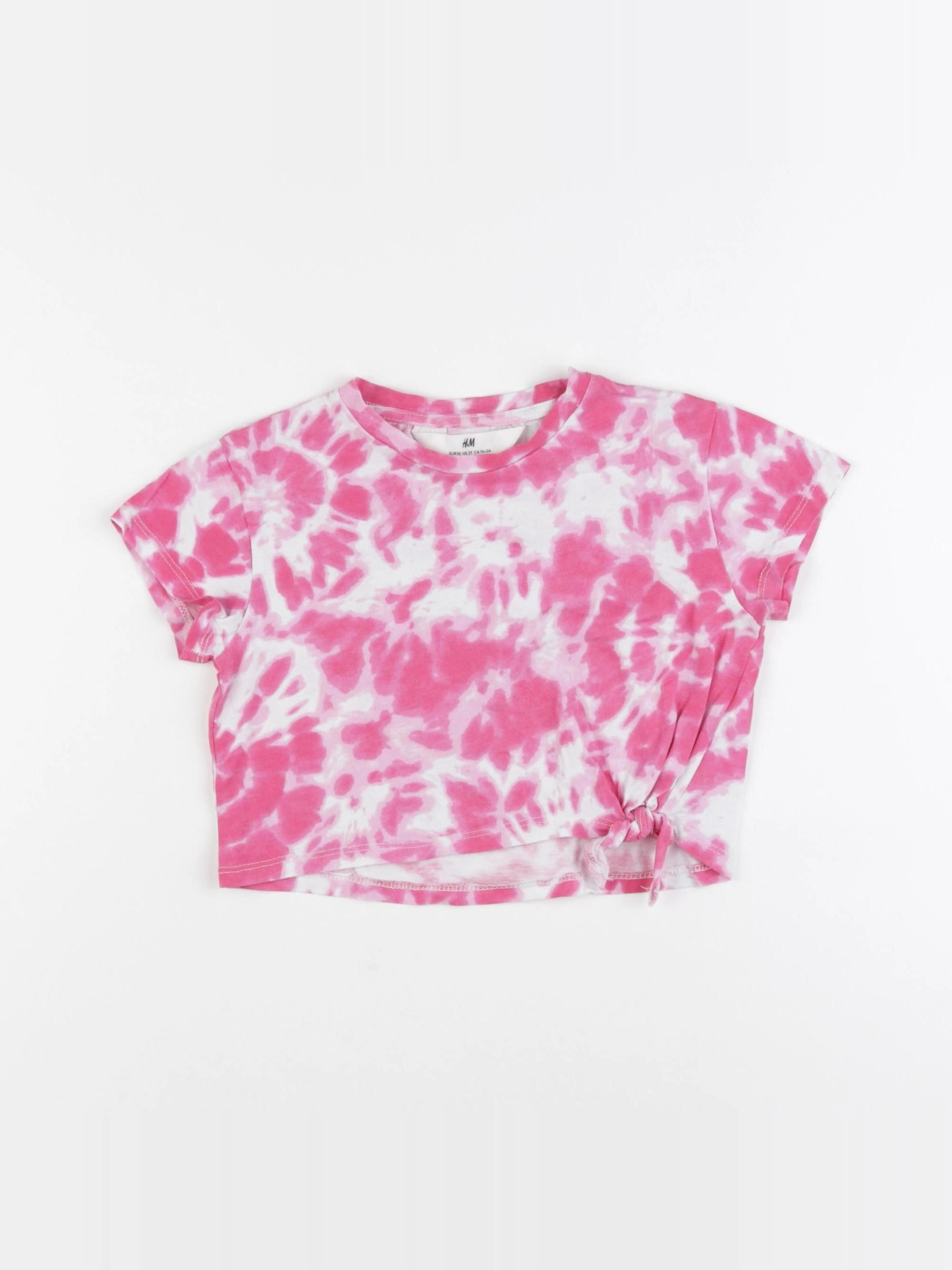 H&M - tee-shirt rose - 18/24 mois
