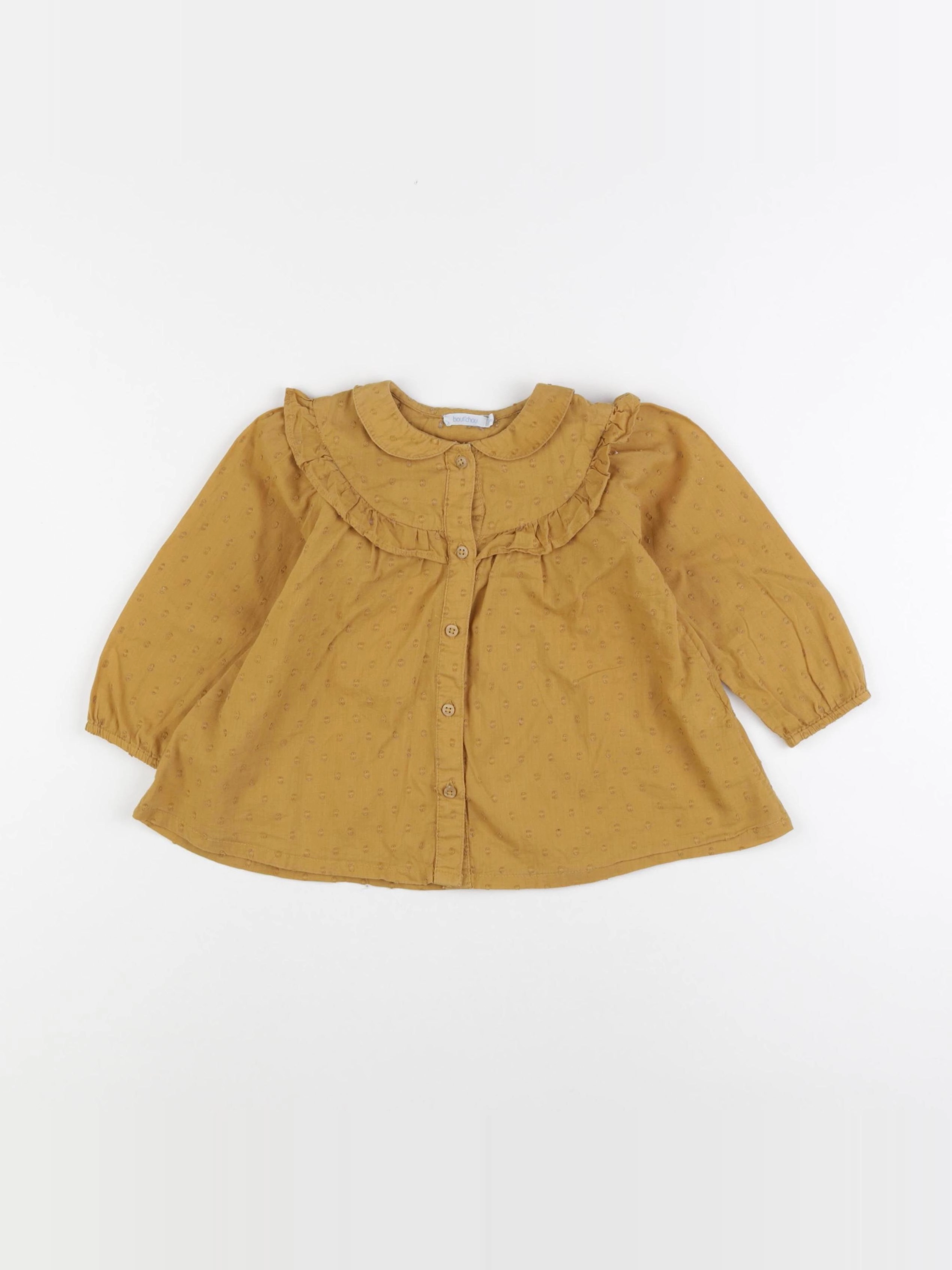 Boutchou - blouse jaune - 24 mois