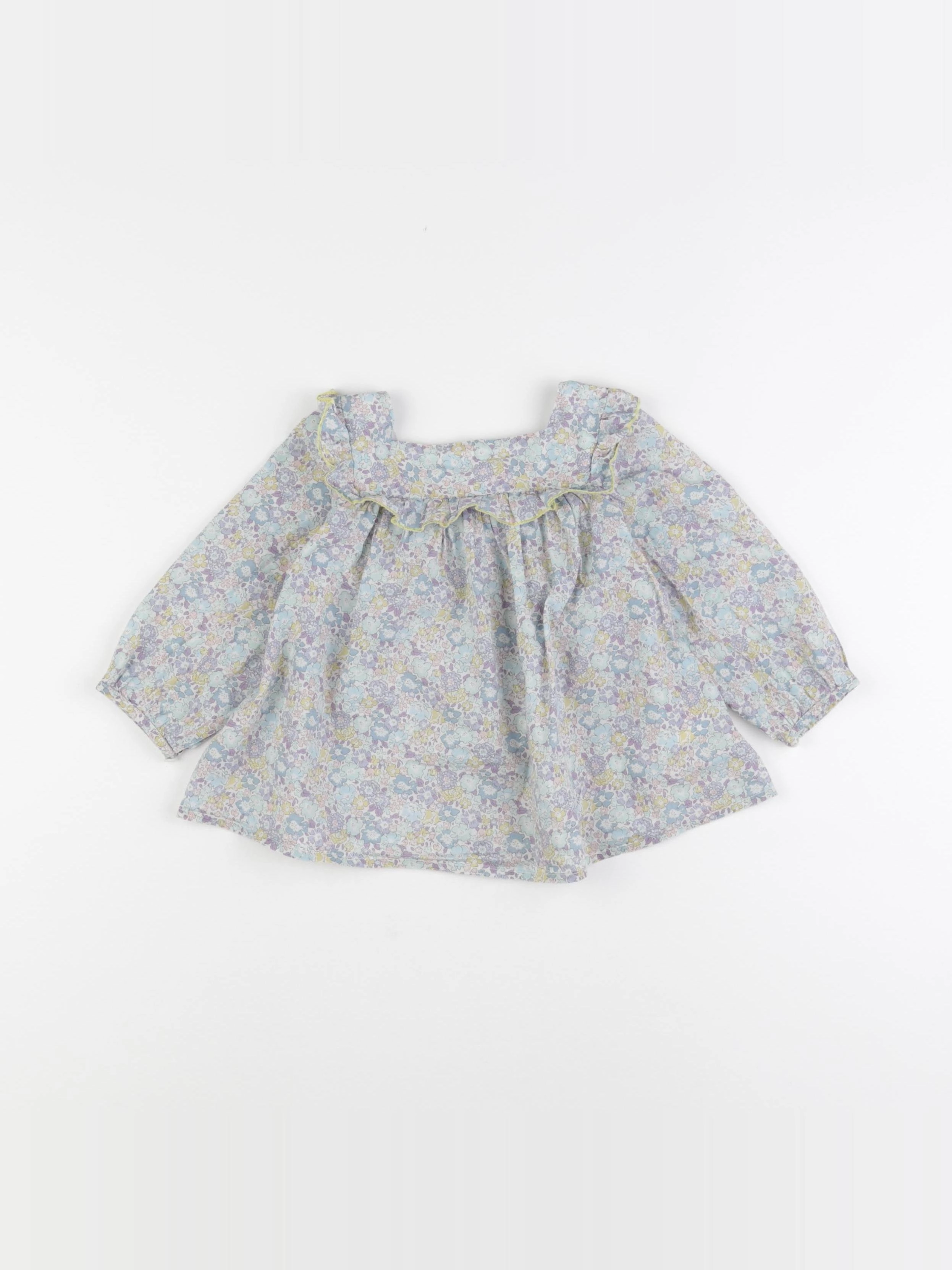 Bonton - blouse bleu, multicolore - 2 ans