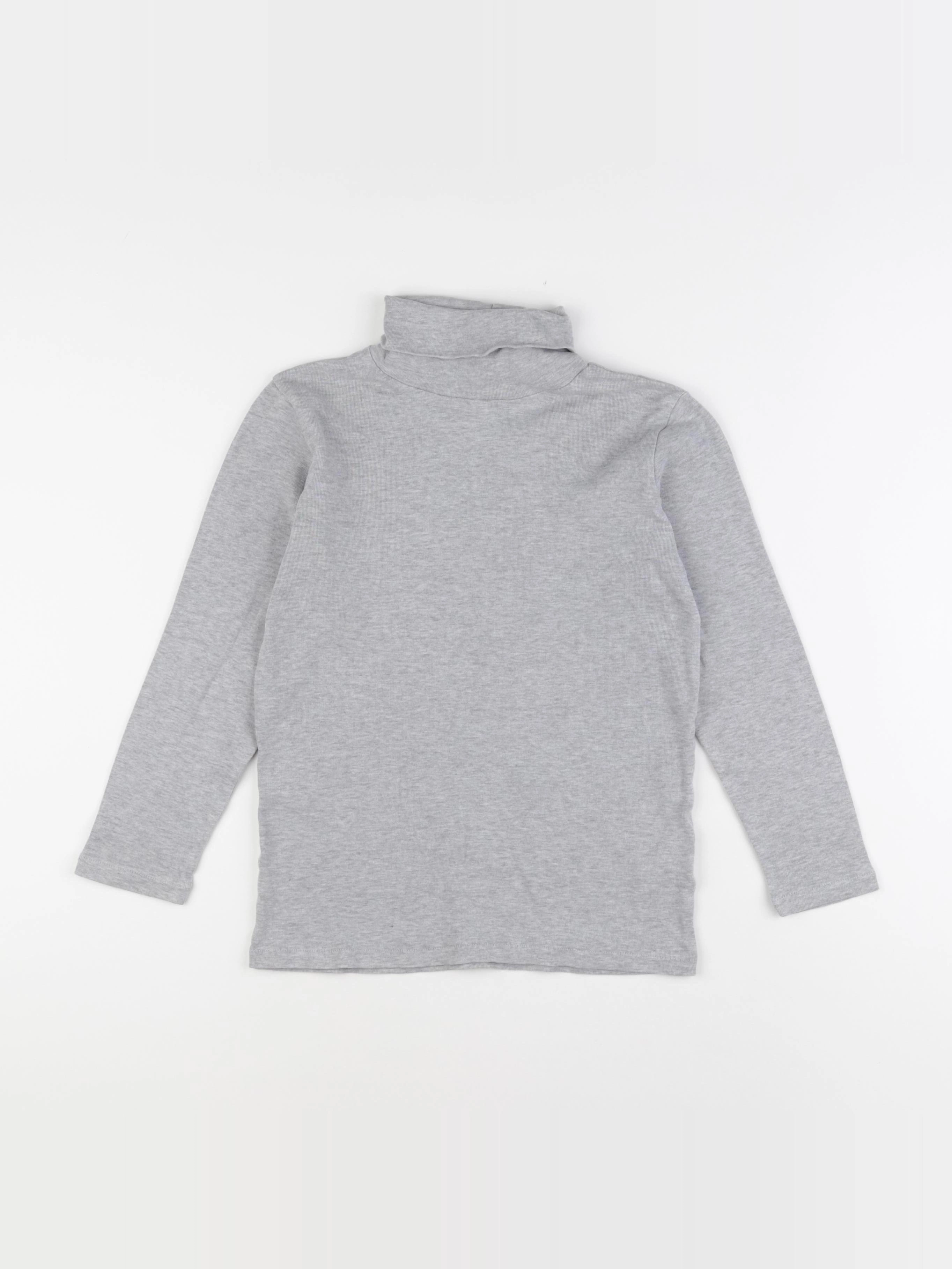 Vertbaudet - sous-pull gris - 10 ans