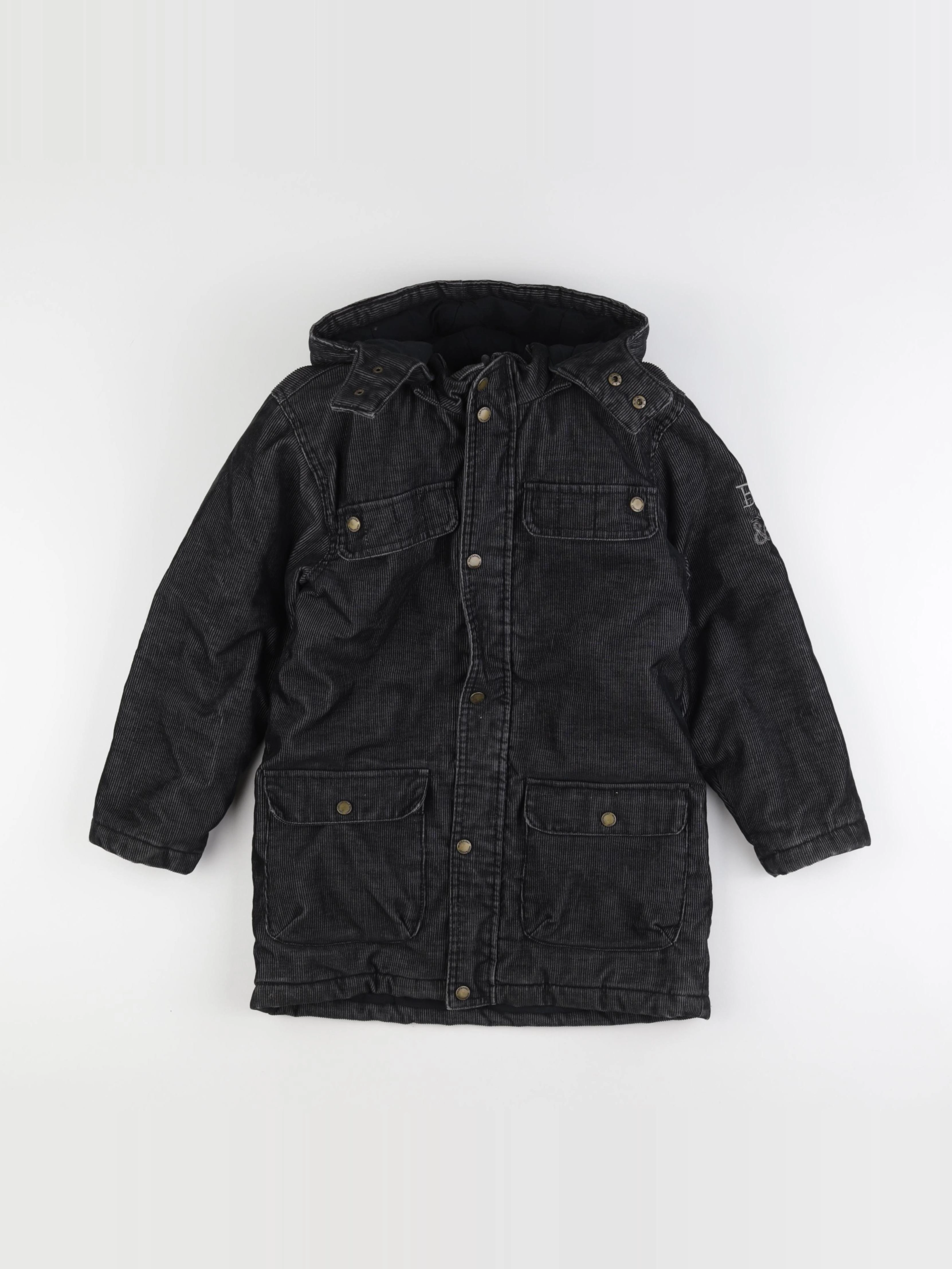 Vertbaudet - manteau gris - 10 ans
