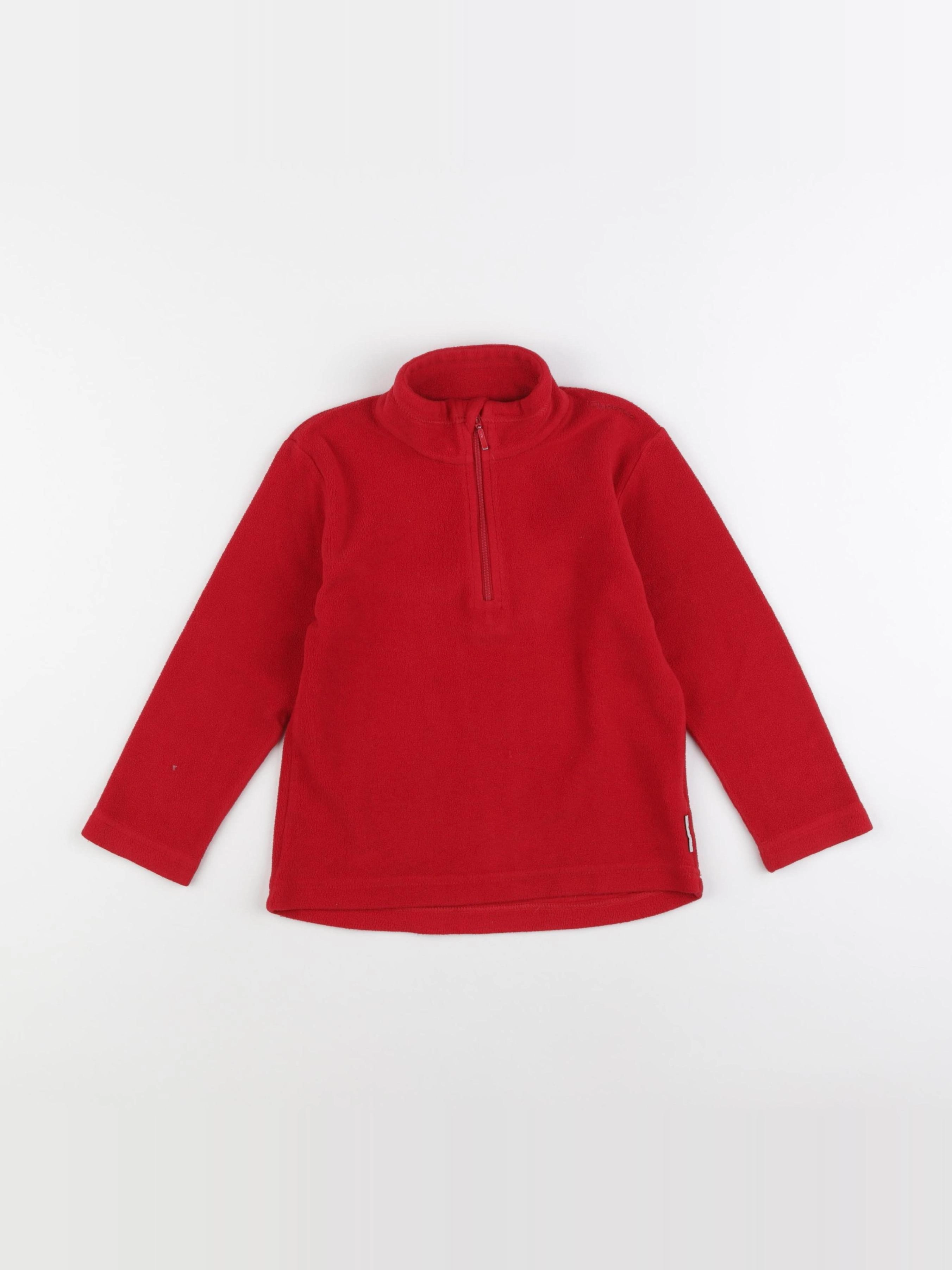 Decathlon ski - polaire rouge - 4 ans