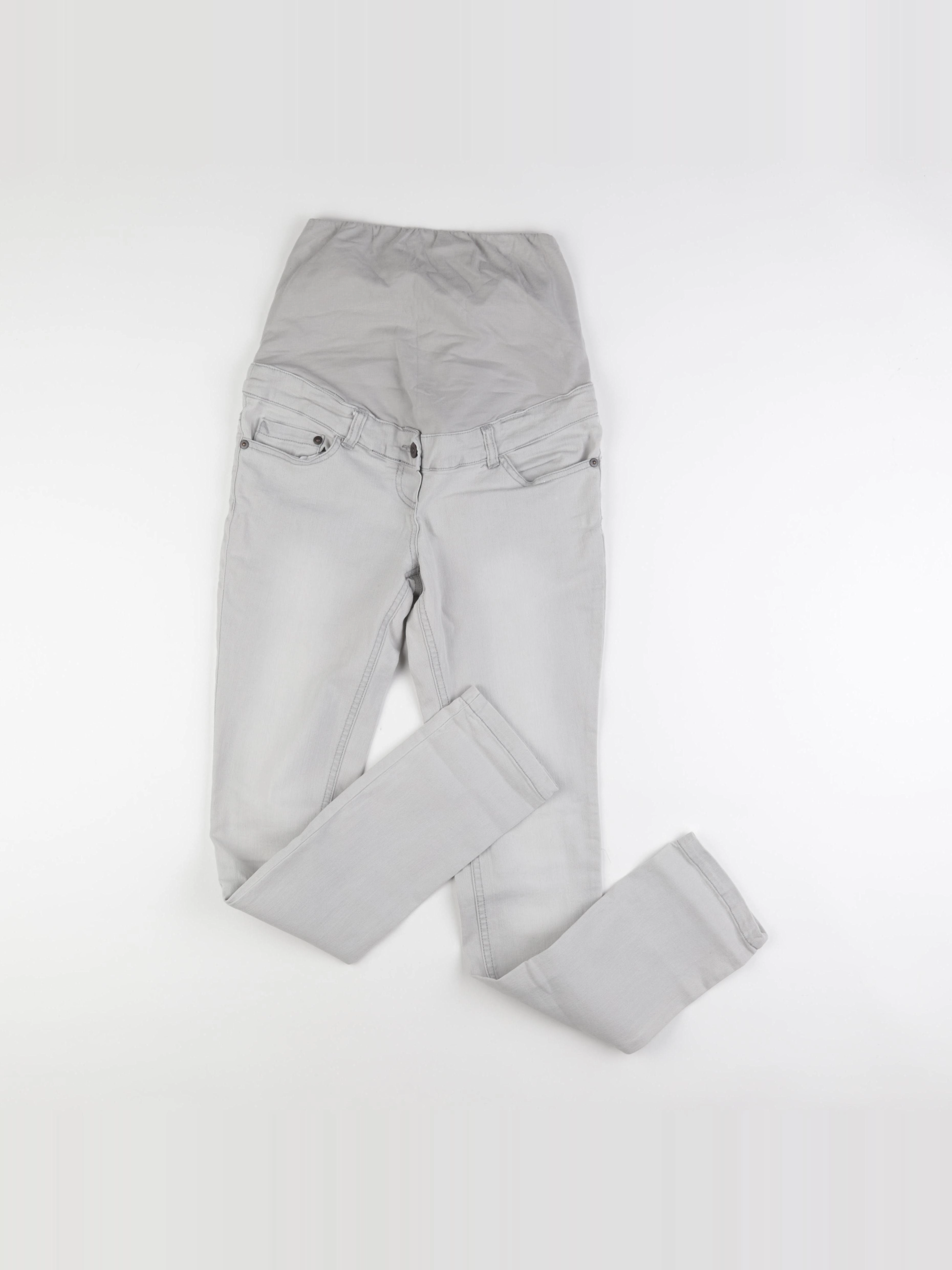 Vertbaudet - jean grossesse gris - 34