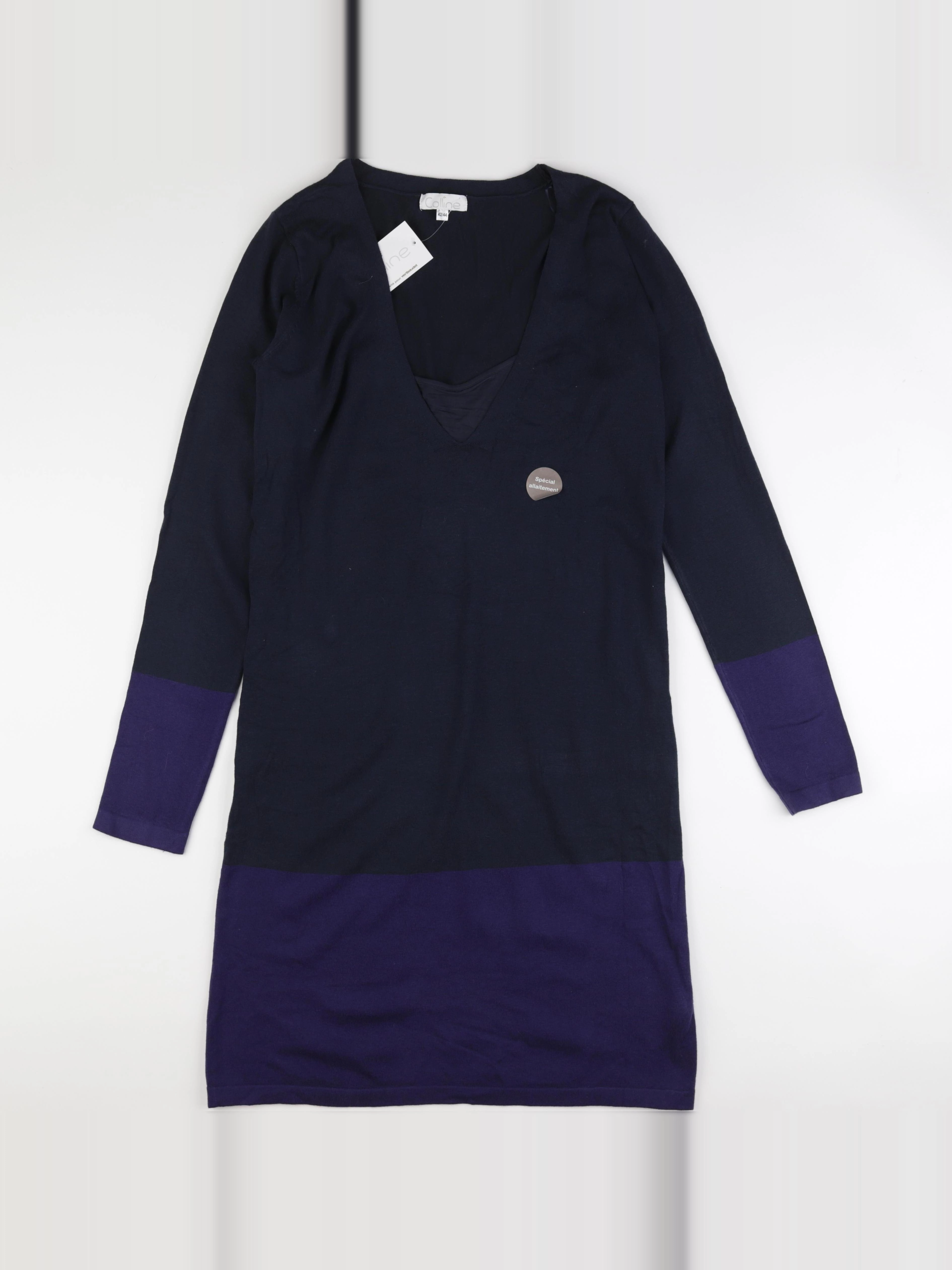 Vertbaudet - robe allaitement bleu - 42 à 44