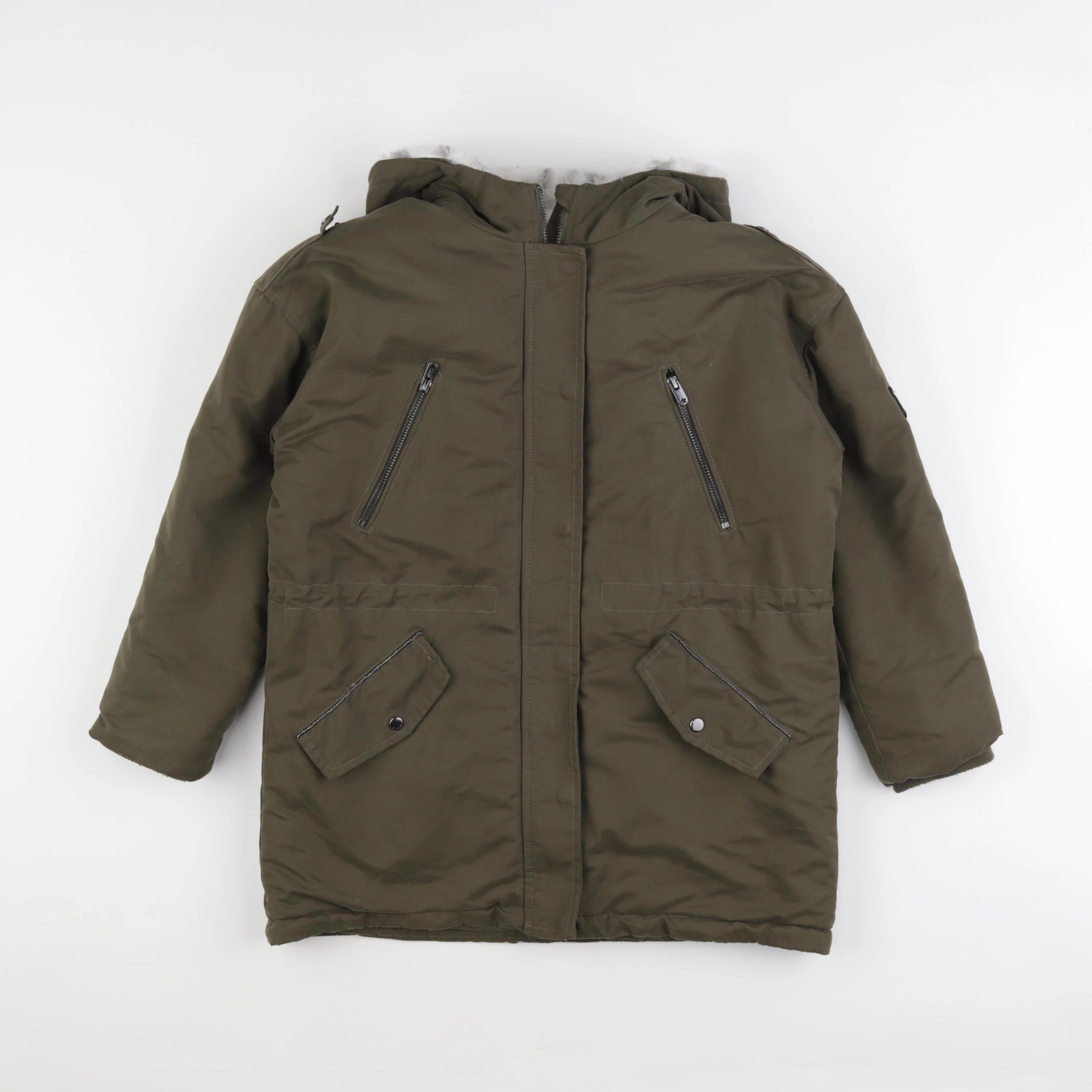 IKKS - manteau vert - 10 ans