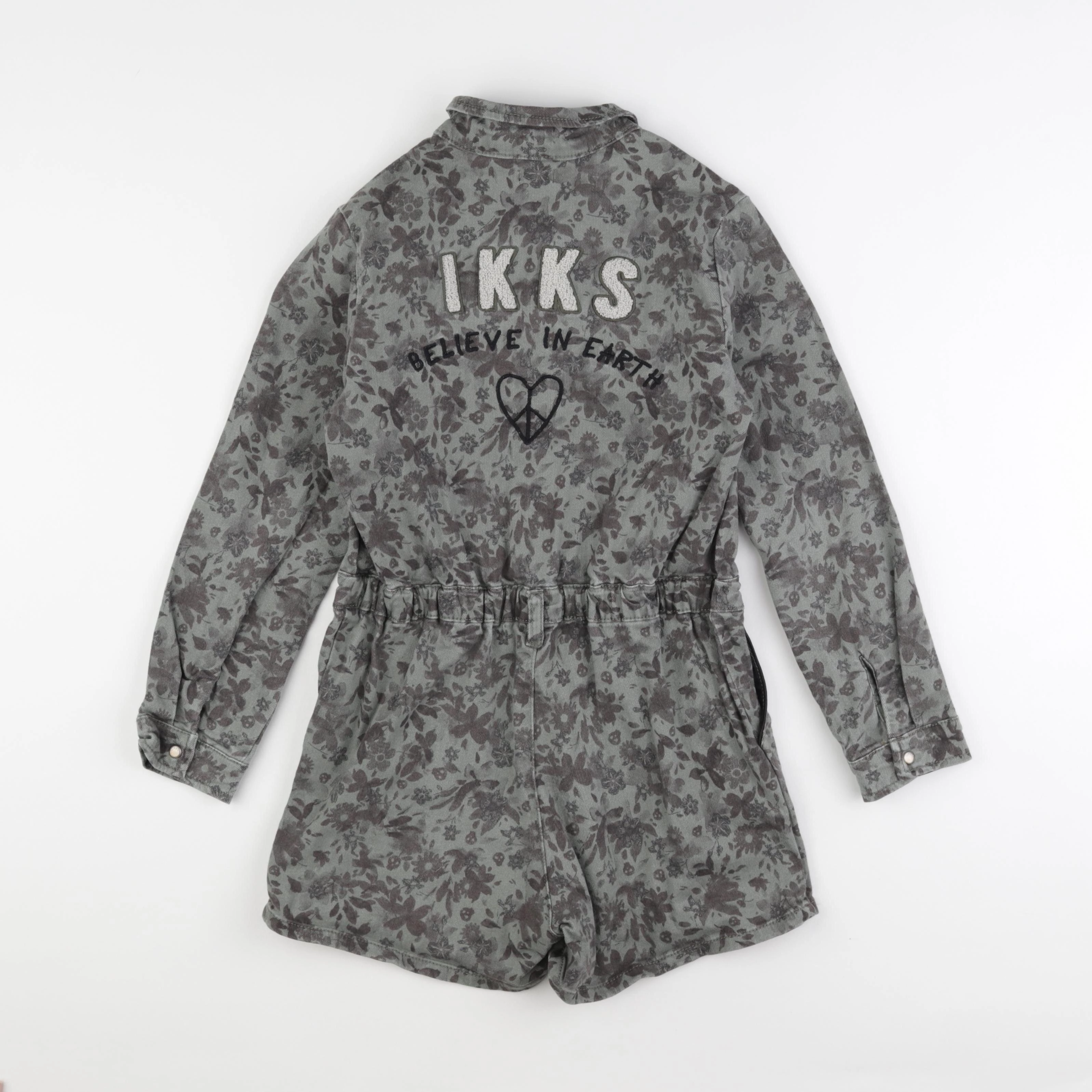 IKKS - salopette vert - 10 ans