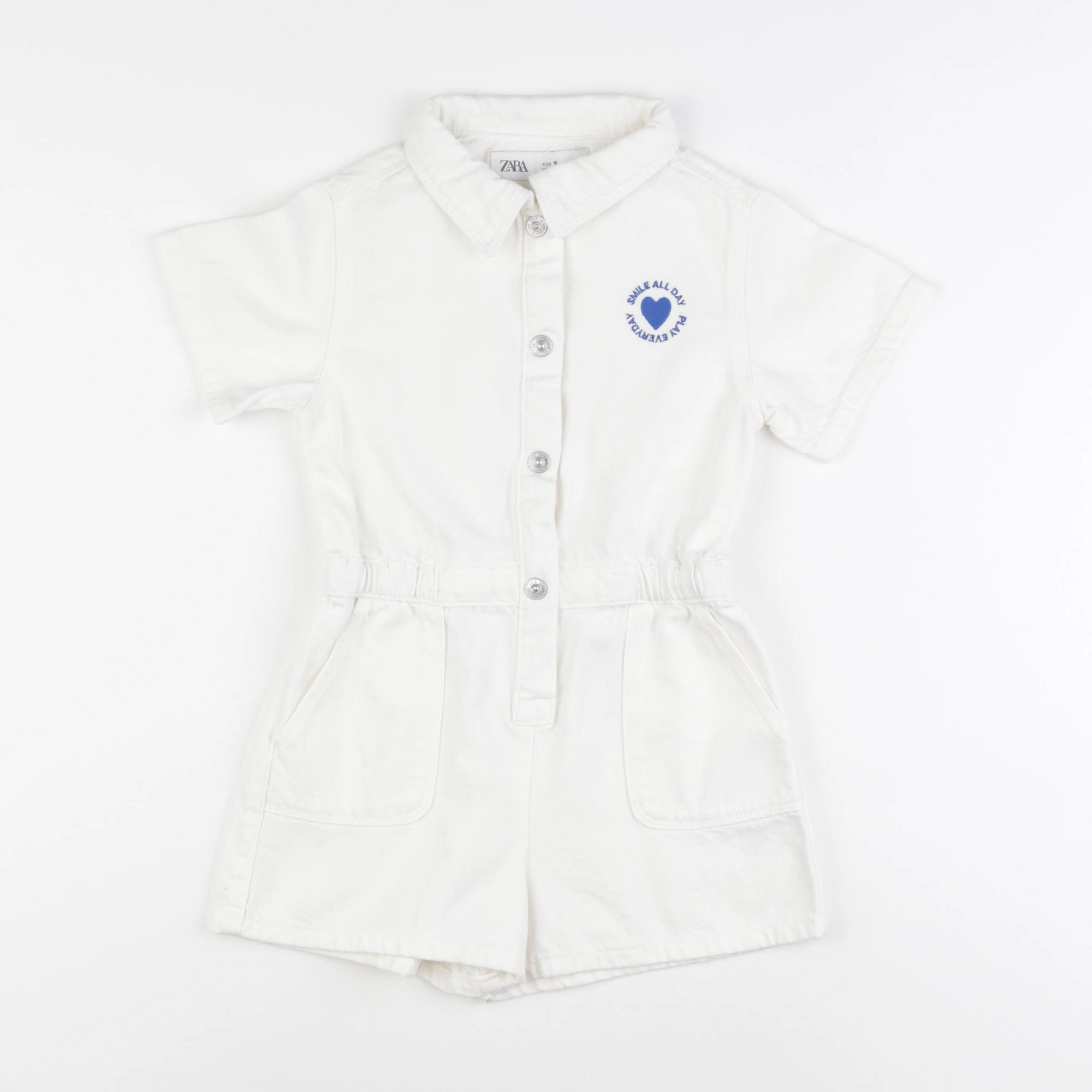 Zara - combinaison blanc - 5 ans
