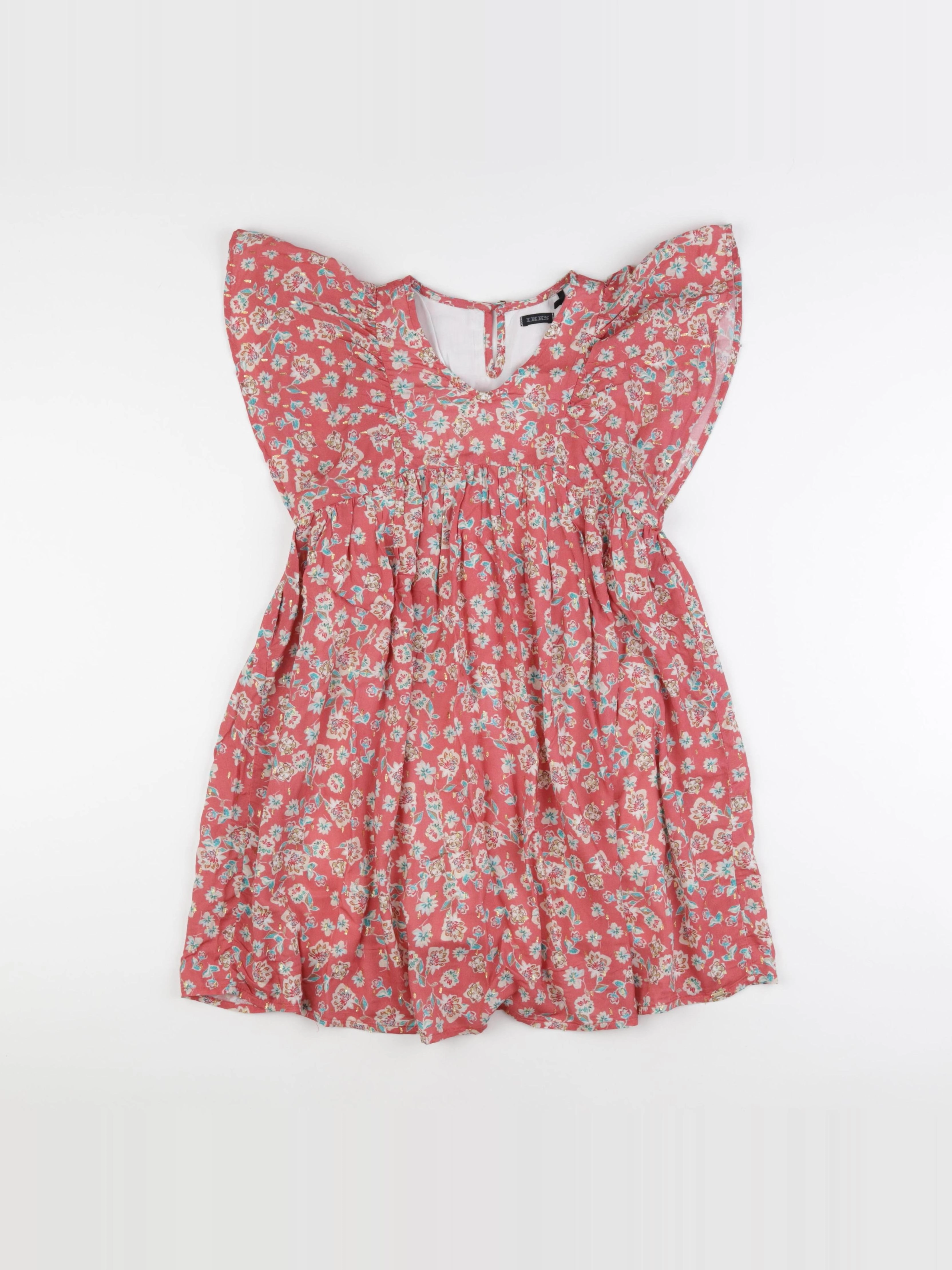 IKKS - robe rose - 8 ans