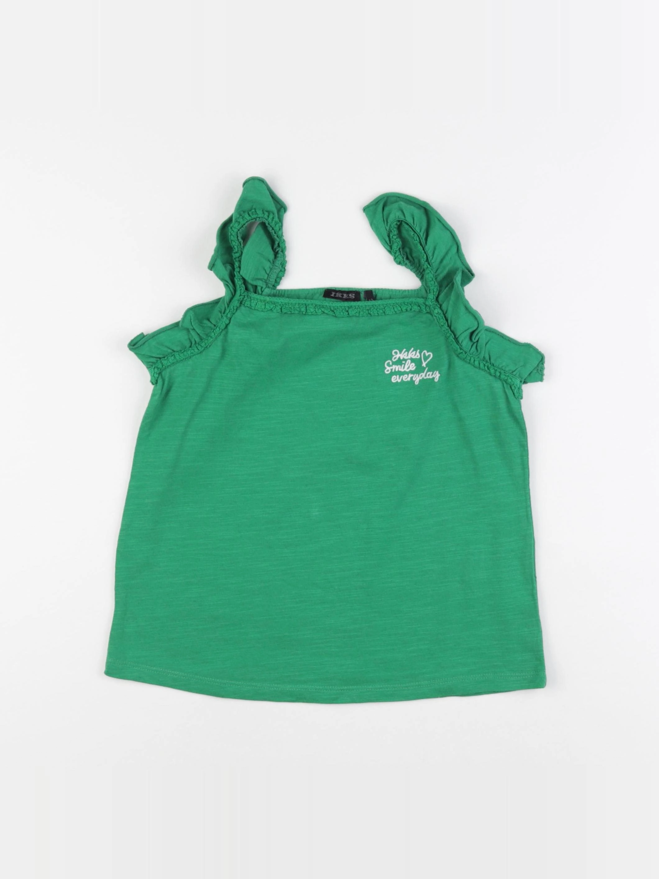 IKKS - débardeur vert - 8 ans
