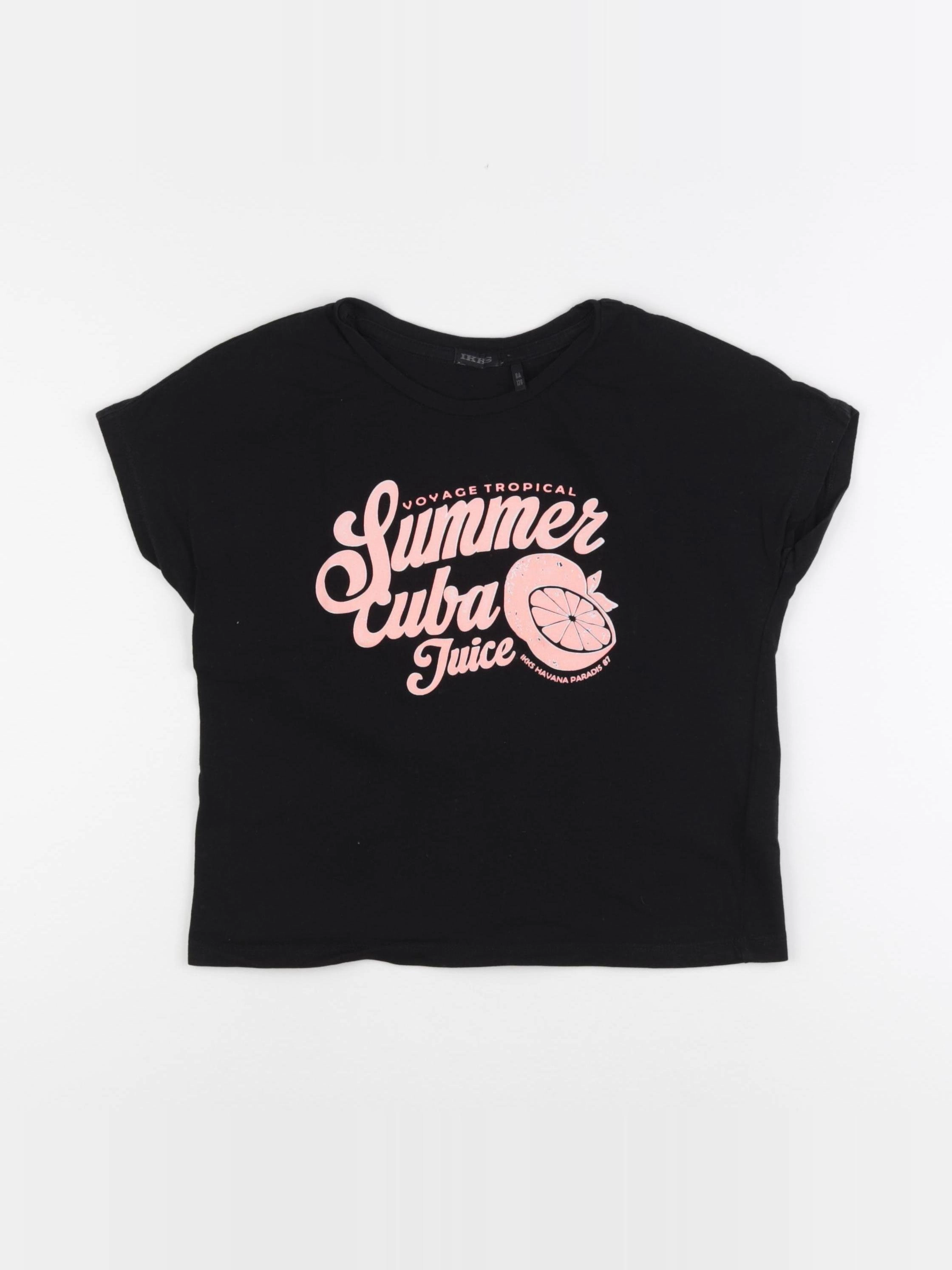 IKKS - tee-shirt noir - 8 ans