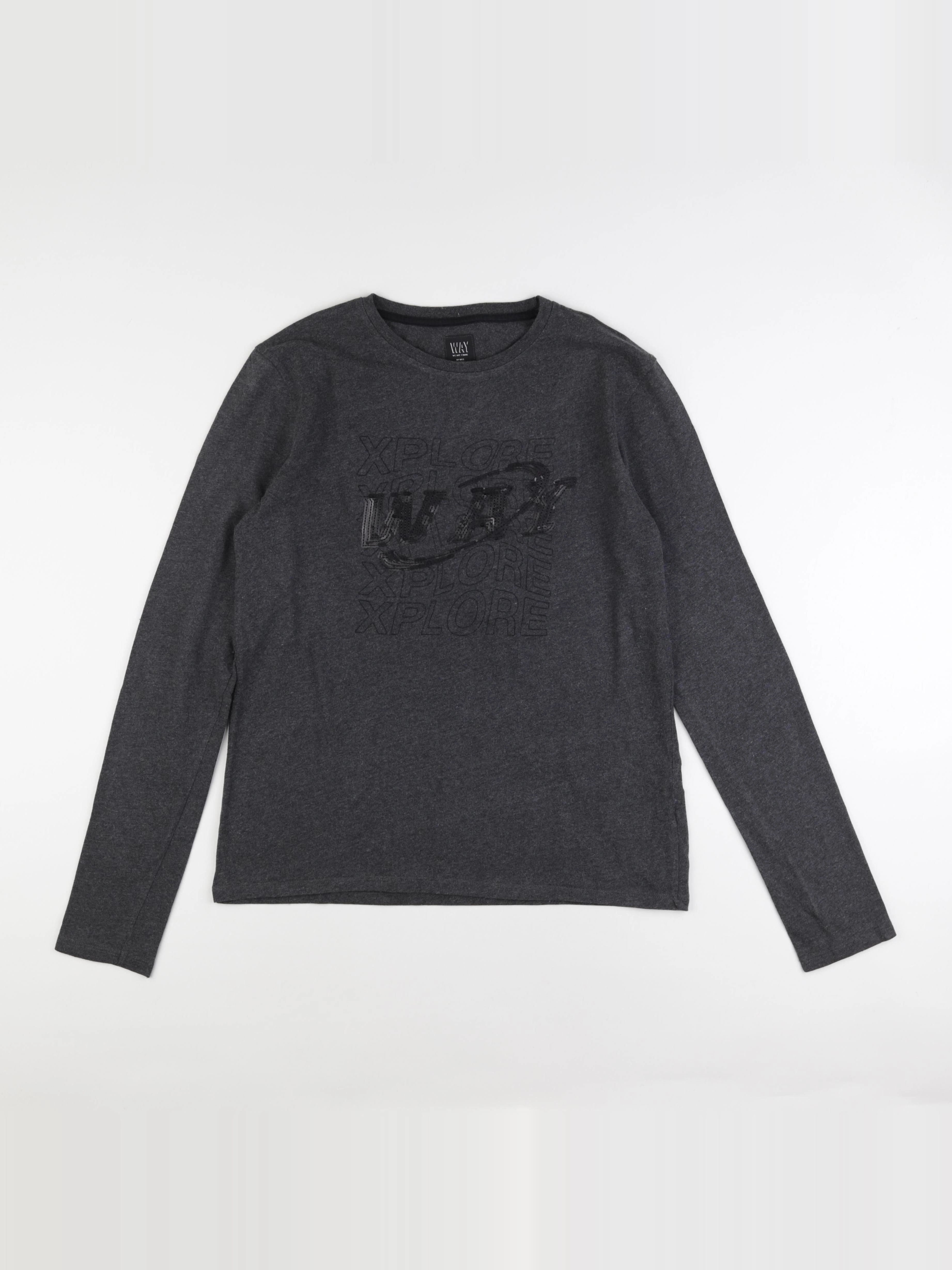IKKS - tee-shirt gris - 16 ans