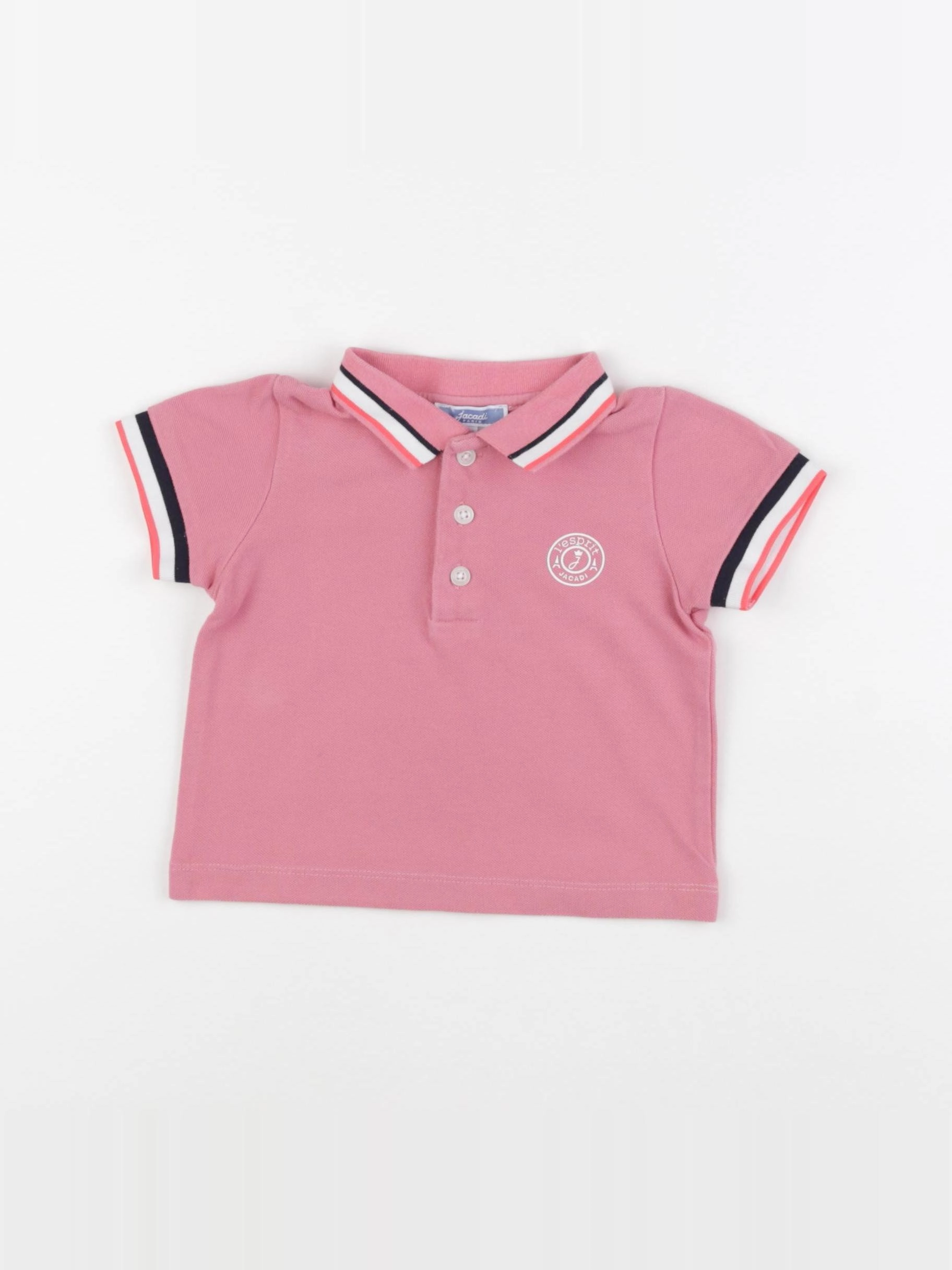 Jacadi - polo rose - 12 mois