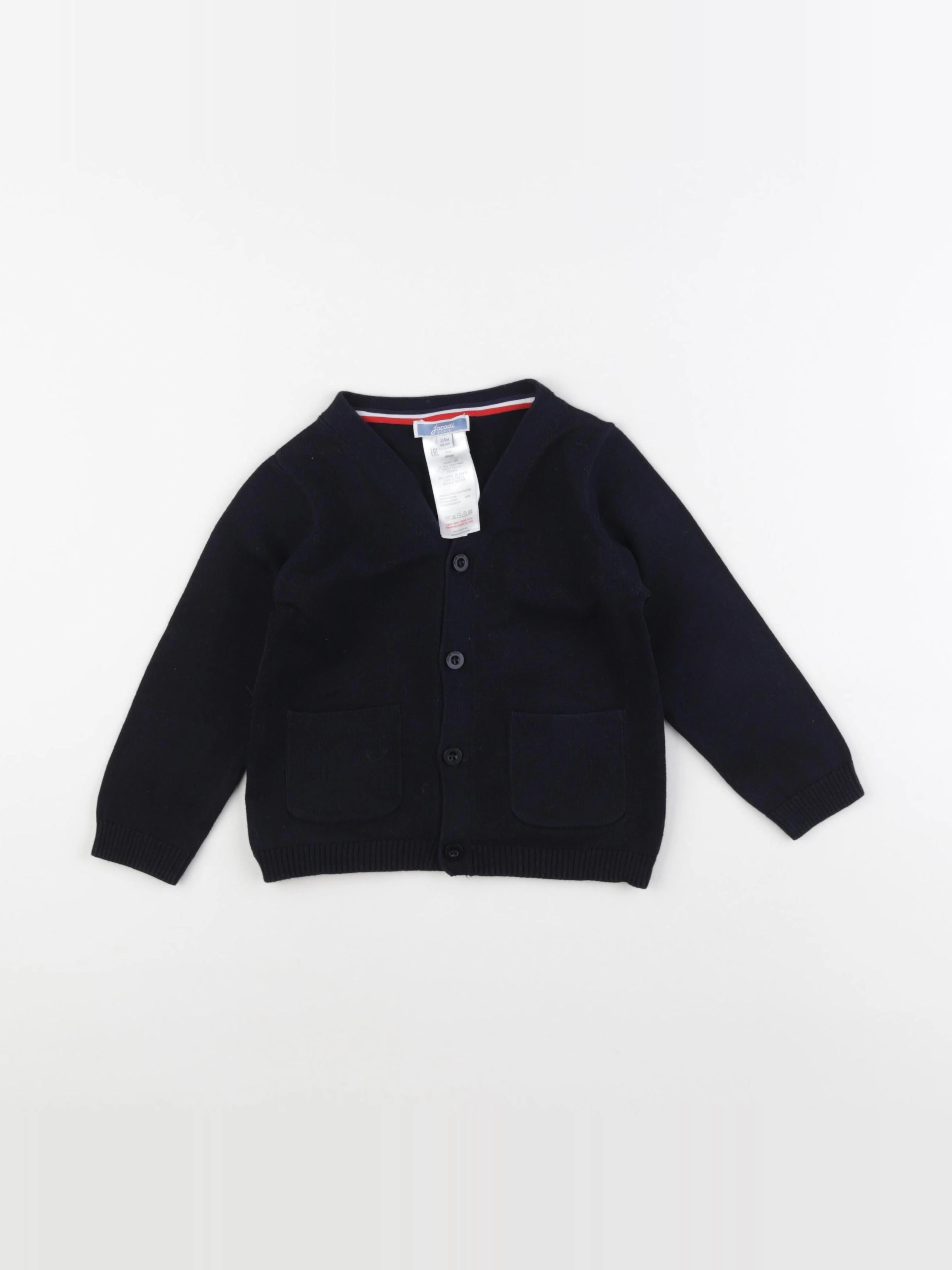 Jacadi - gilet bleu - 24 mois