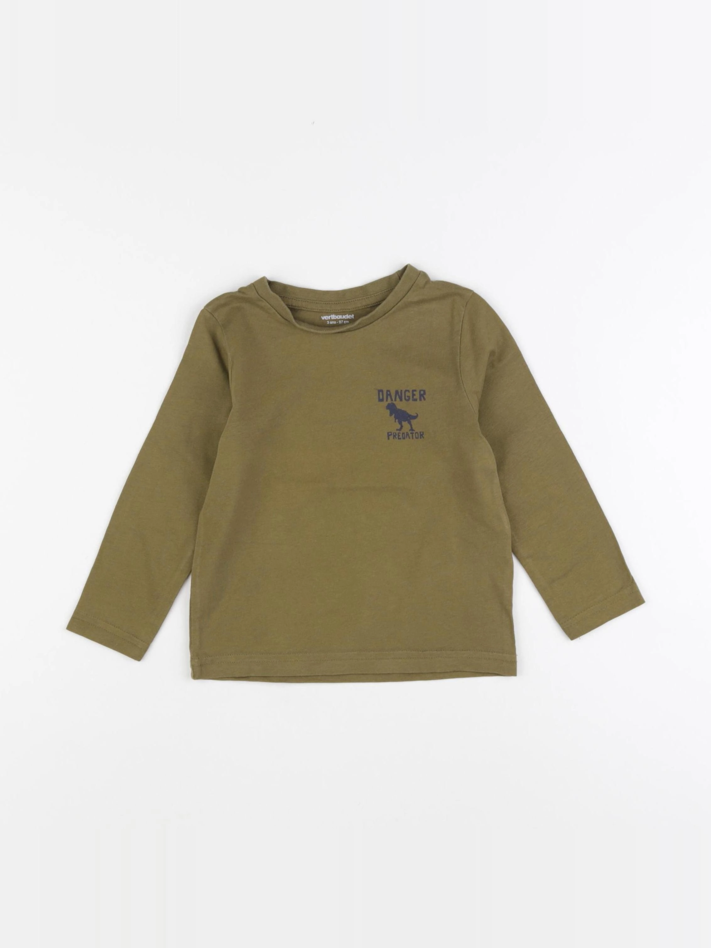 Vertbaudet - tee-shirt vert - 3 ans