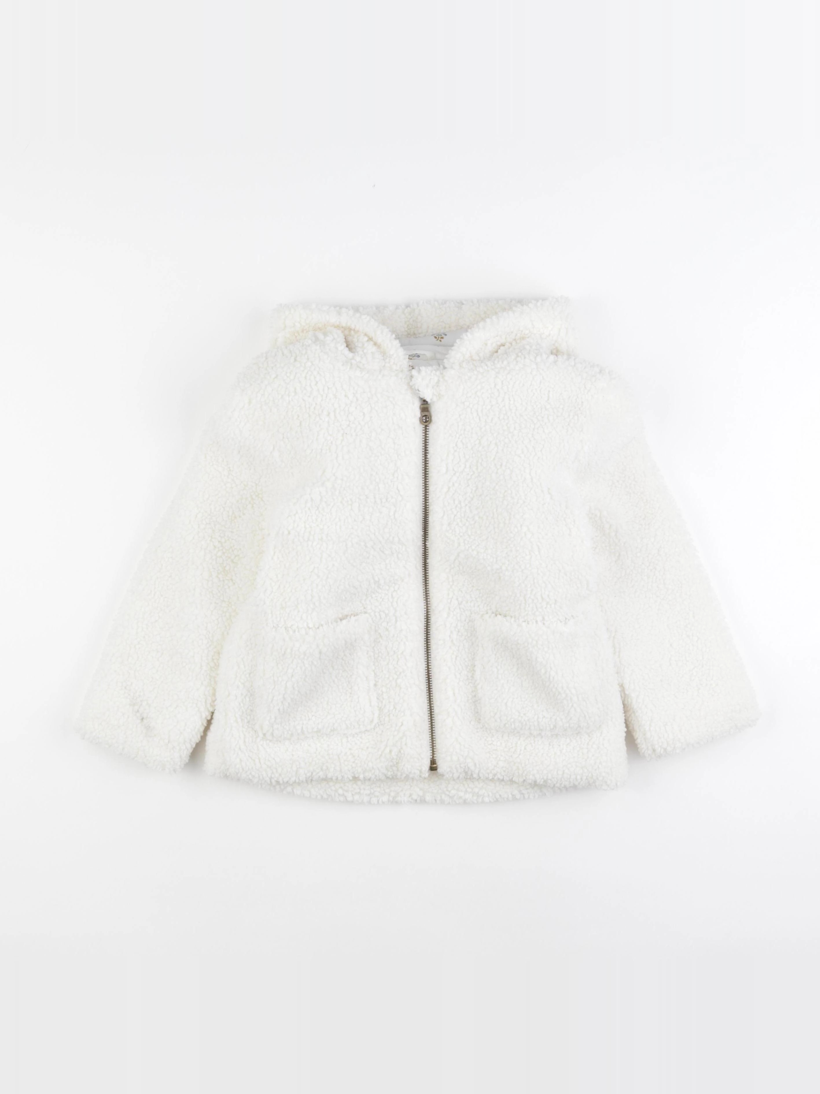 Vertbaudet - gilet beige - 5 ans