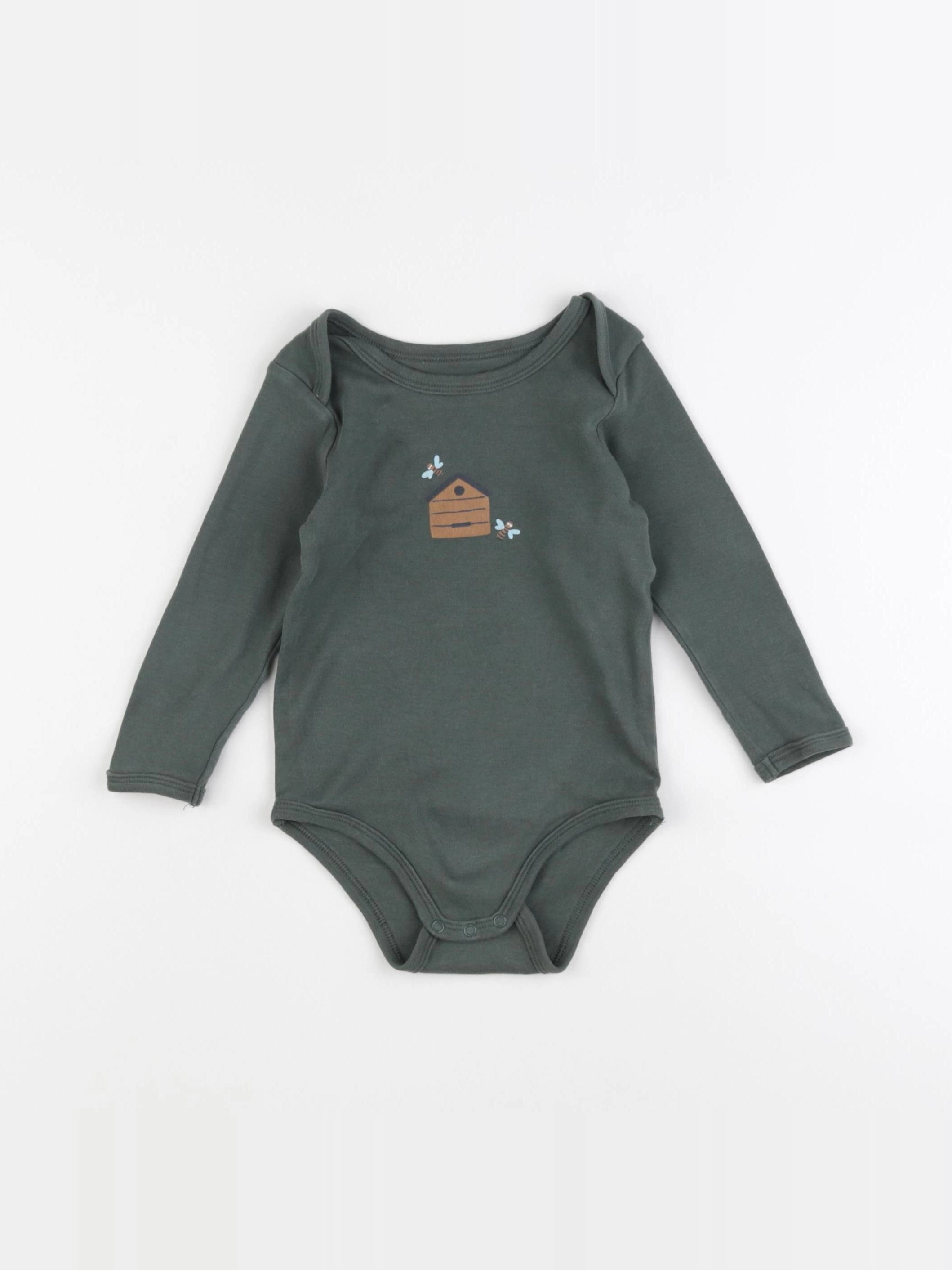 Vertbaudet - body vert - 24 mois