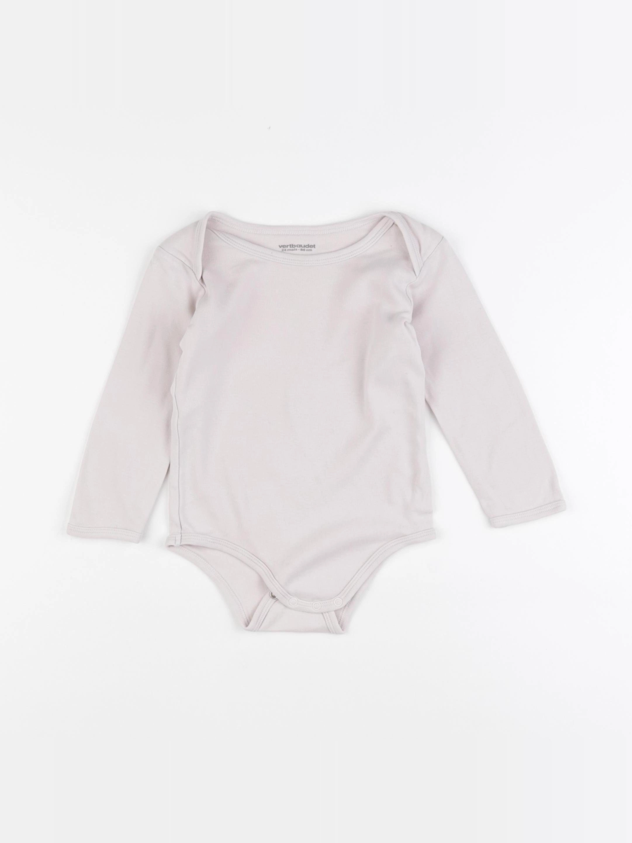 Vertbaudet - body rose - 24 mois