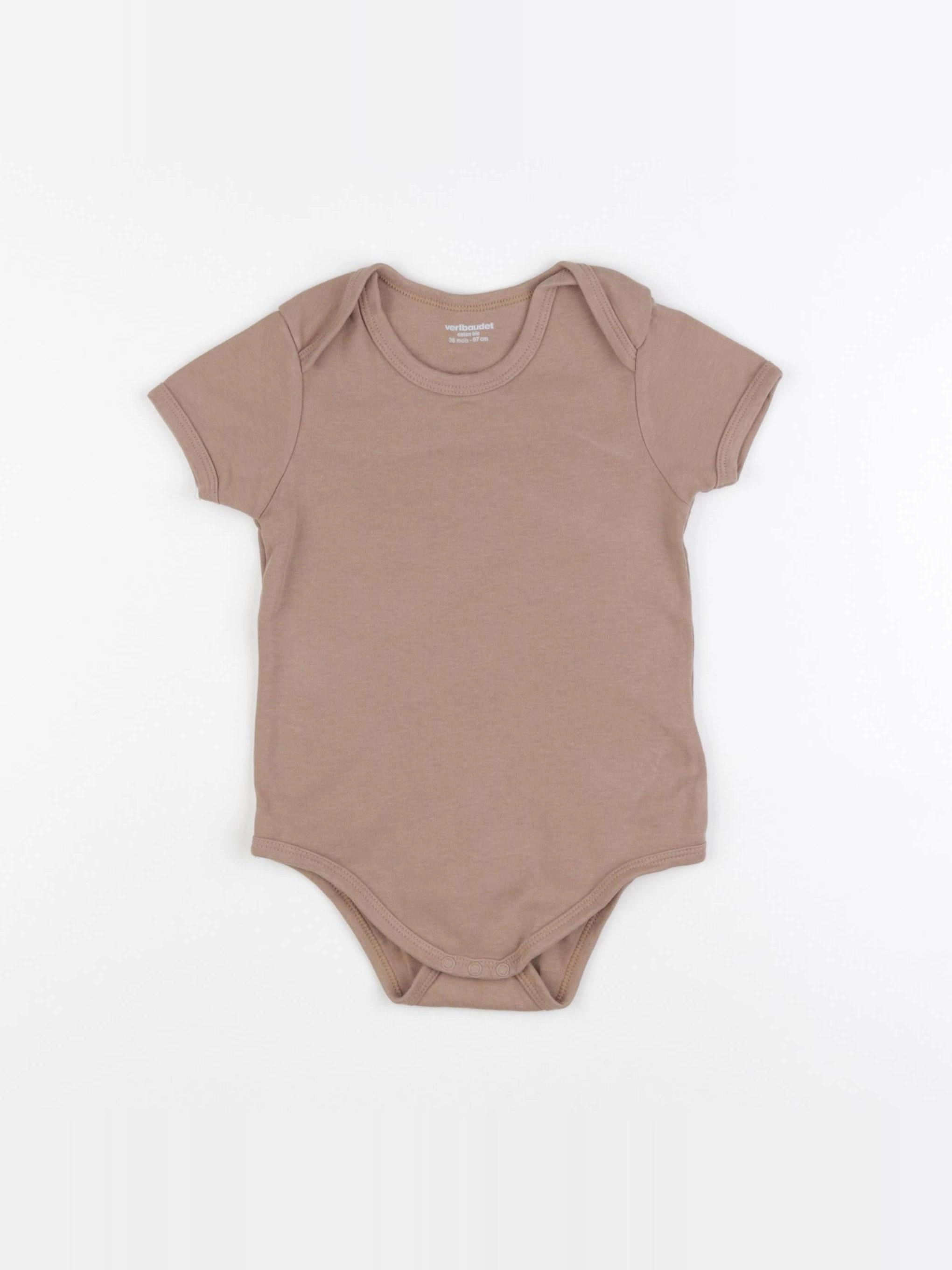 Vertbaudet - body marron - 36 mois