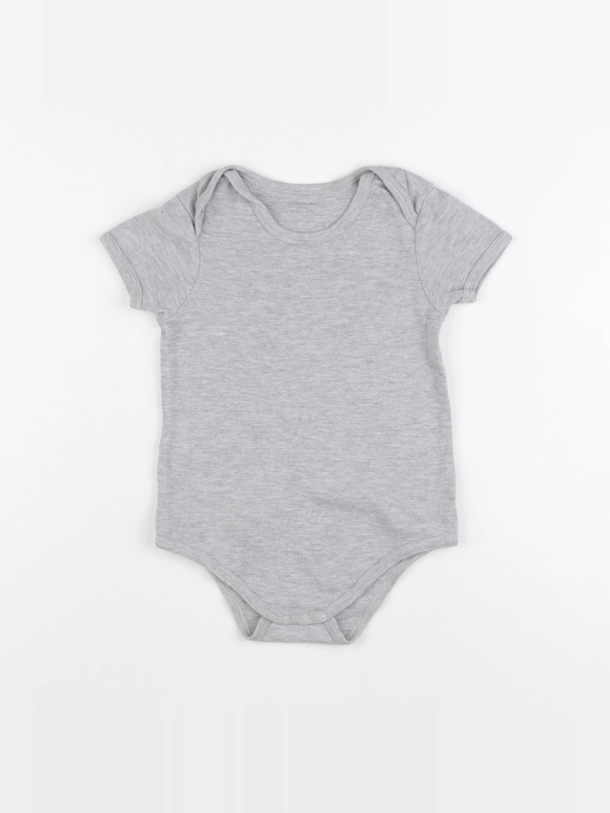 Vertbaudet - body gris - 36 mois