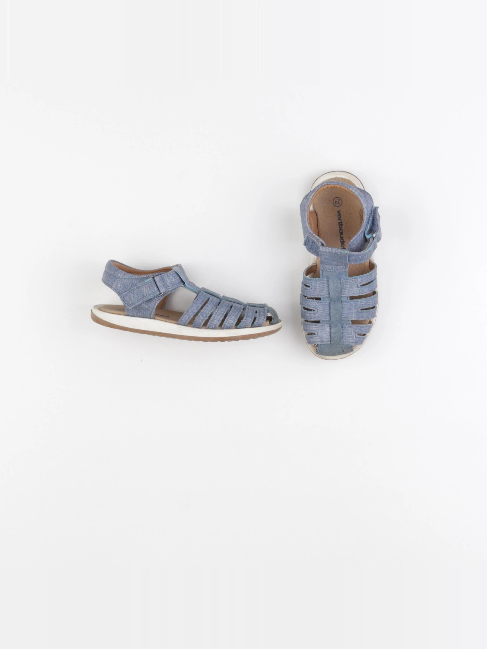 Vertbaudet - sandales bleu - pointure 29