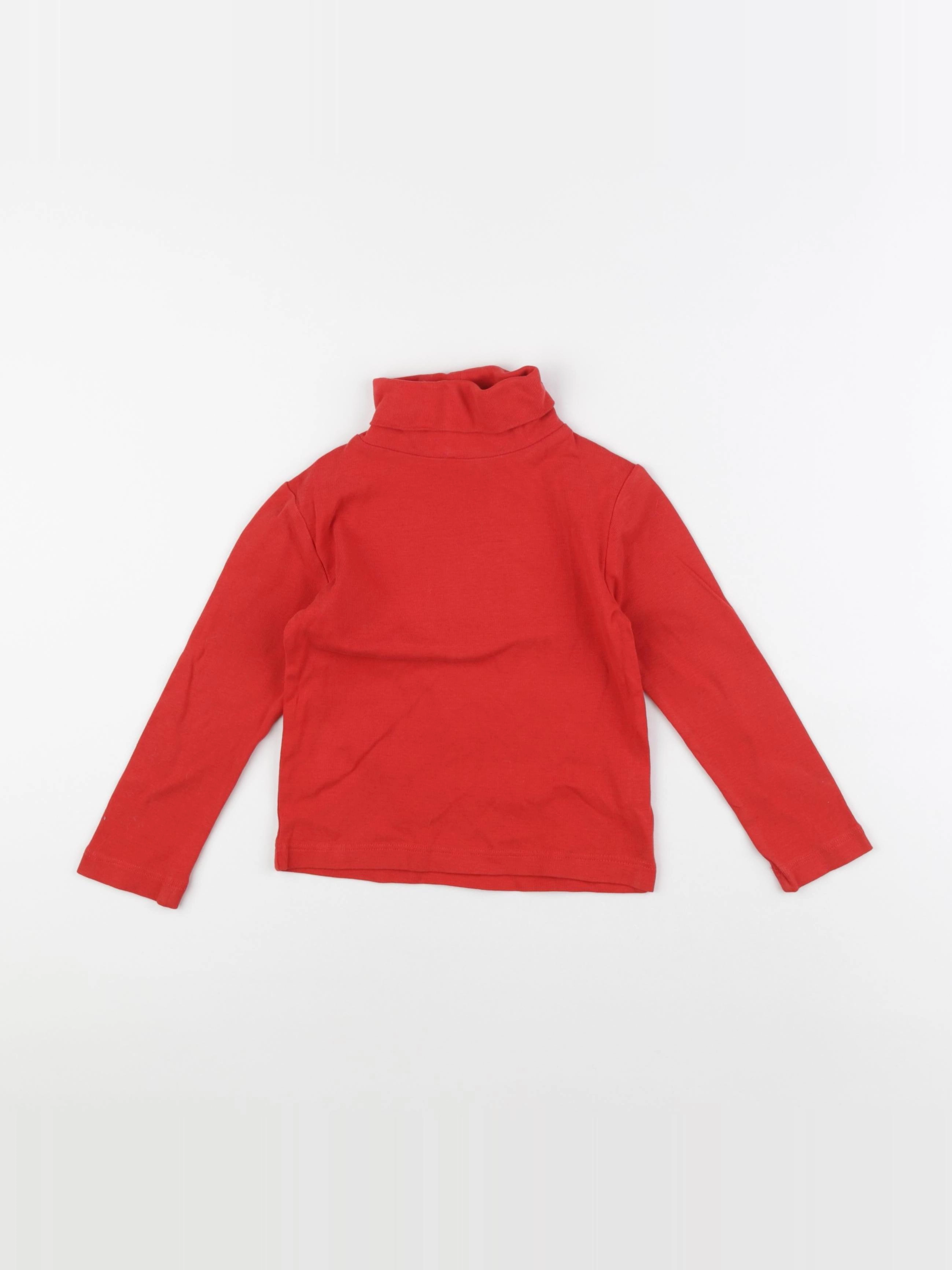 Monoprix - pull rouge - 4 ans