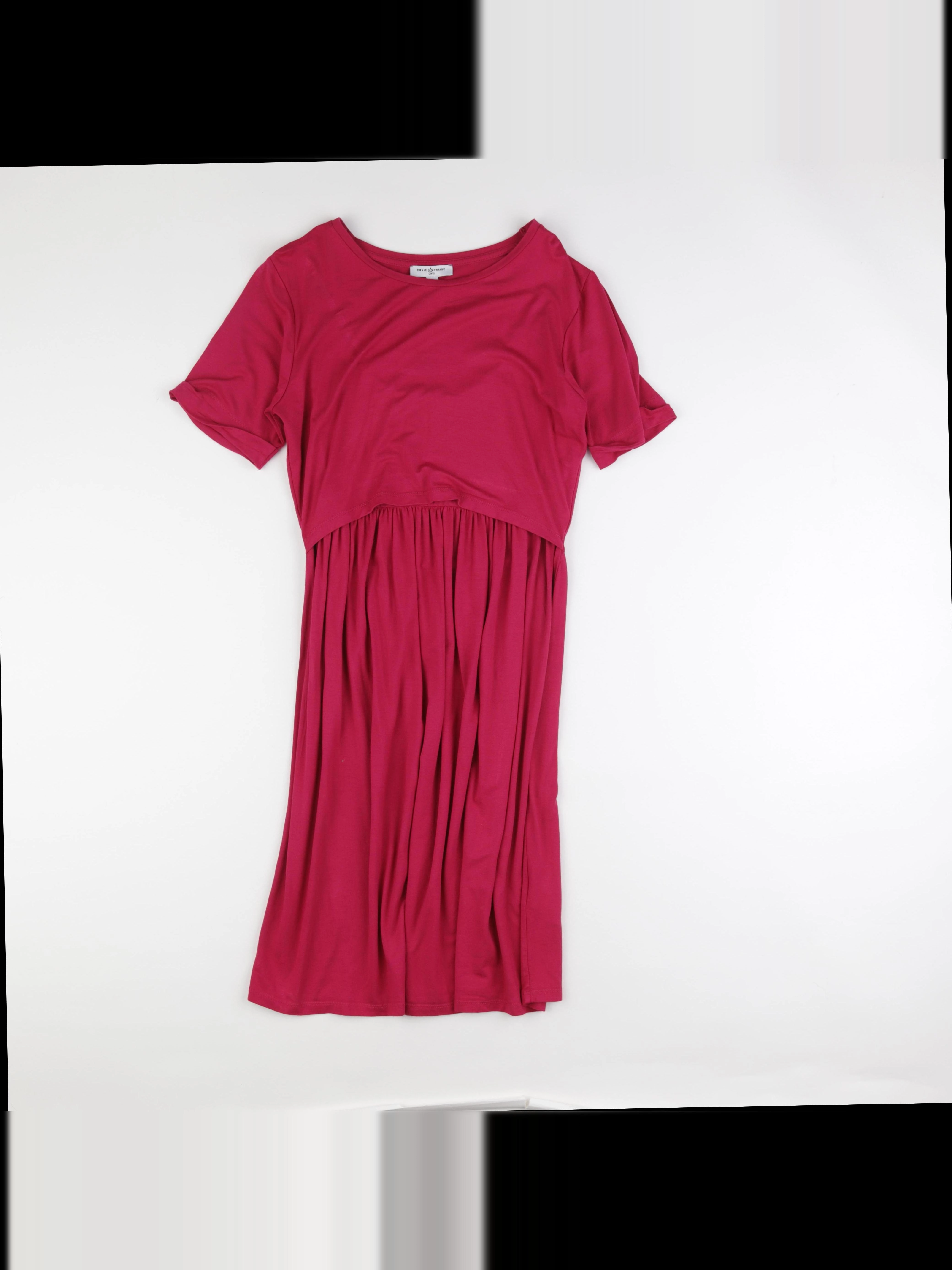 Envie de fraise - robe grossesse rose - 38 à 40