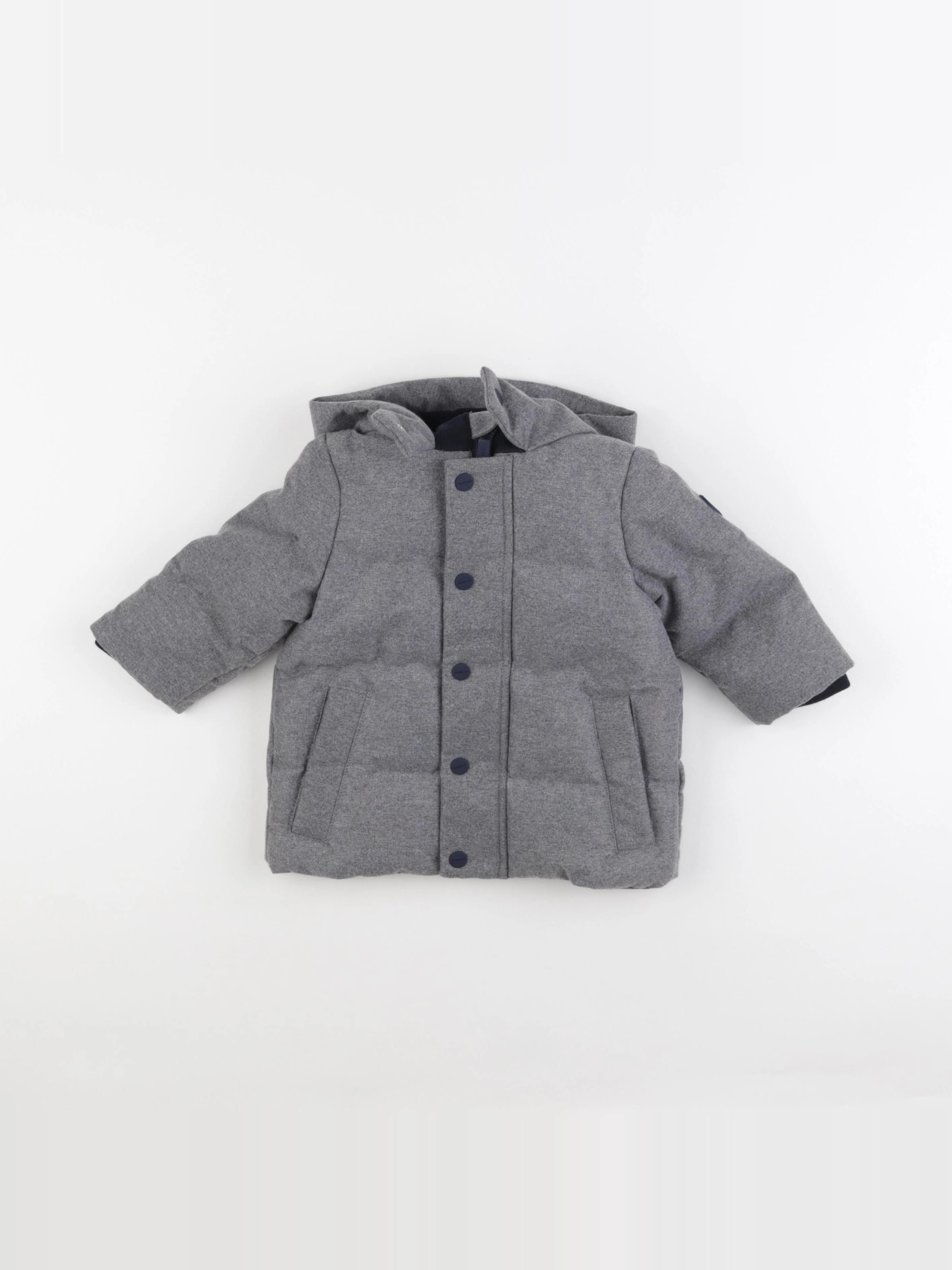 Jacadi - doudoune gris - 12 mois