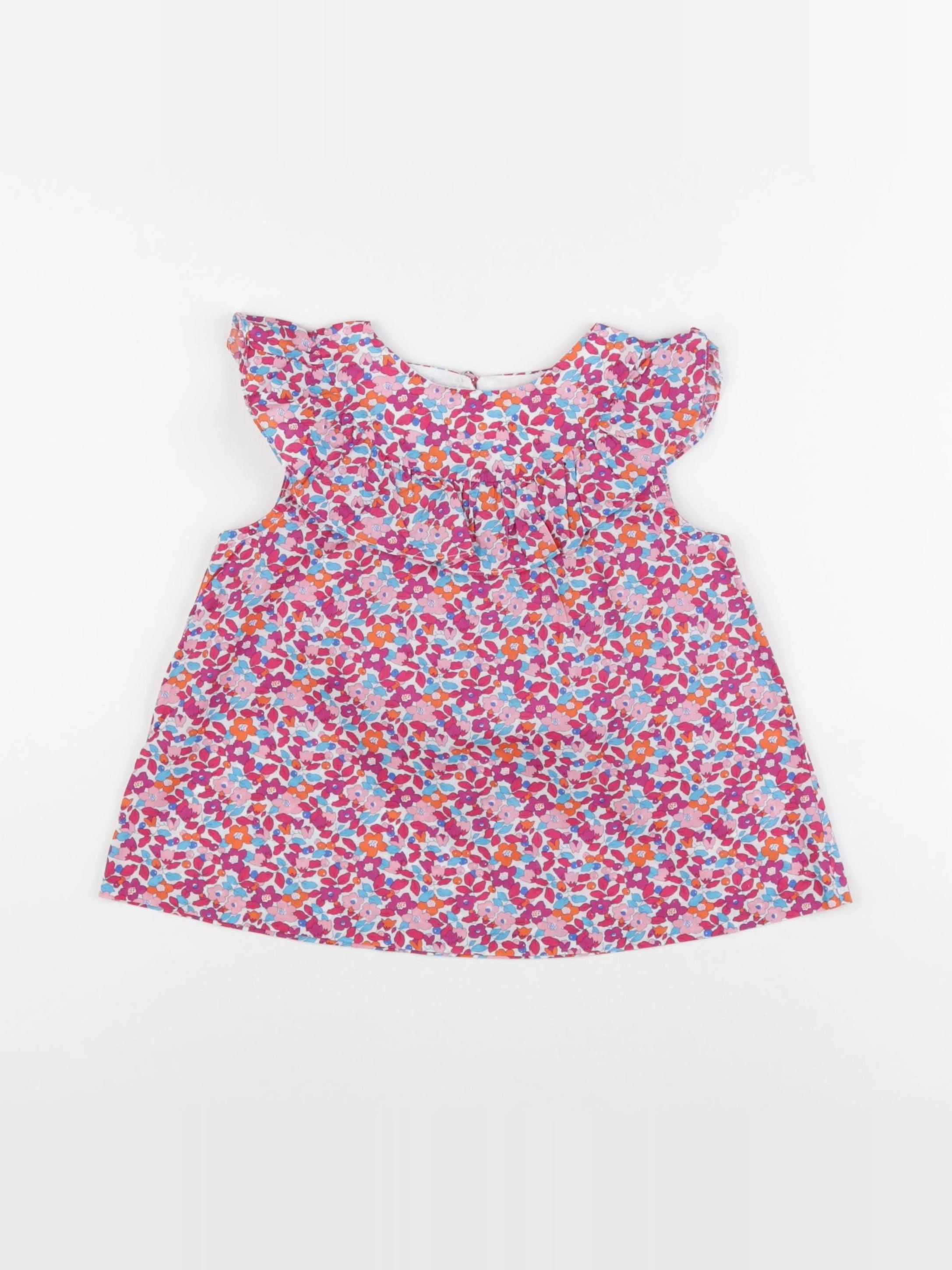 Jacadi - blouse liberty multicolore - 6 ans