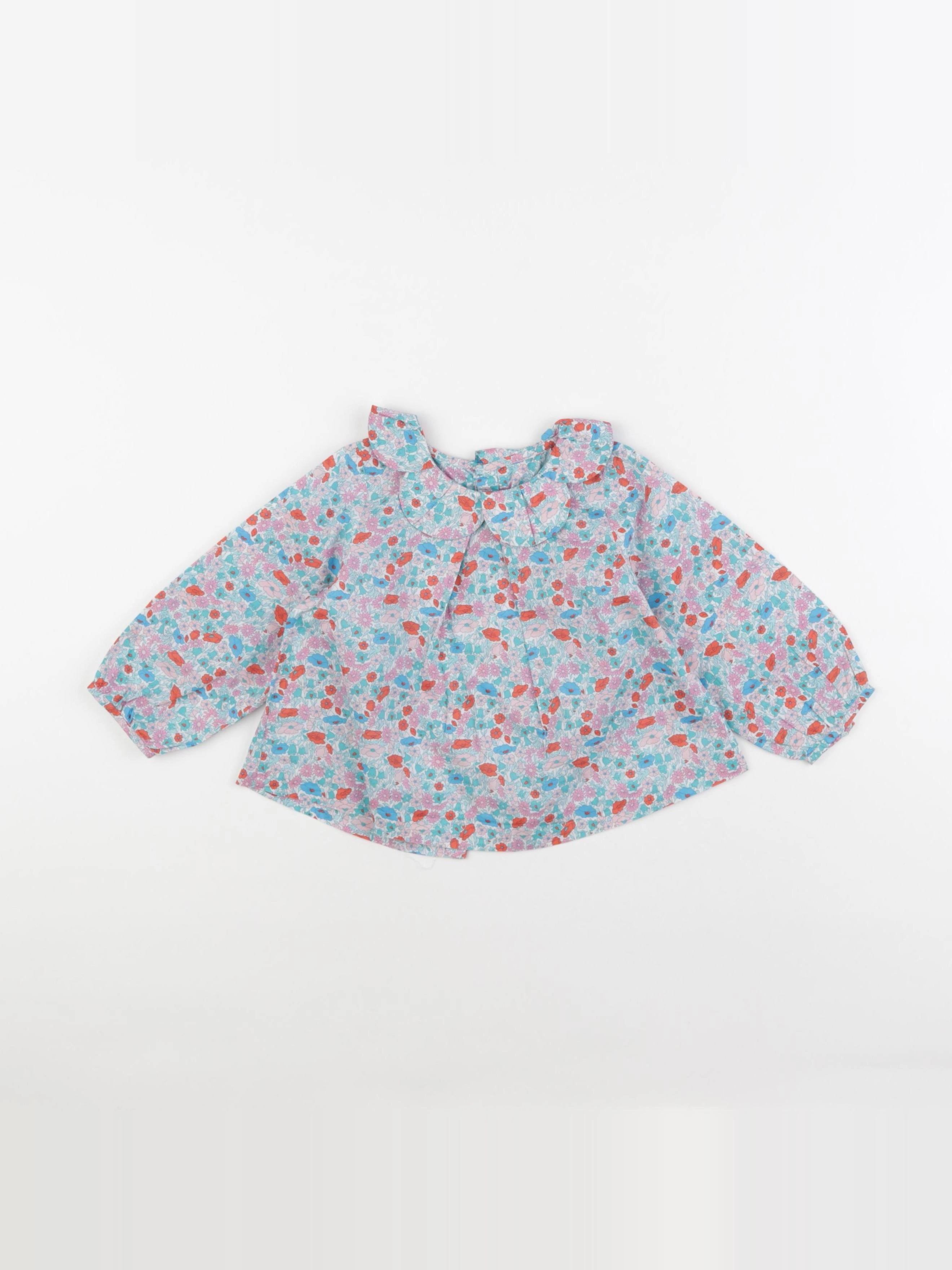 Jacadi - blouse liberty multicolore - 18 mois