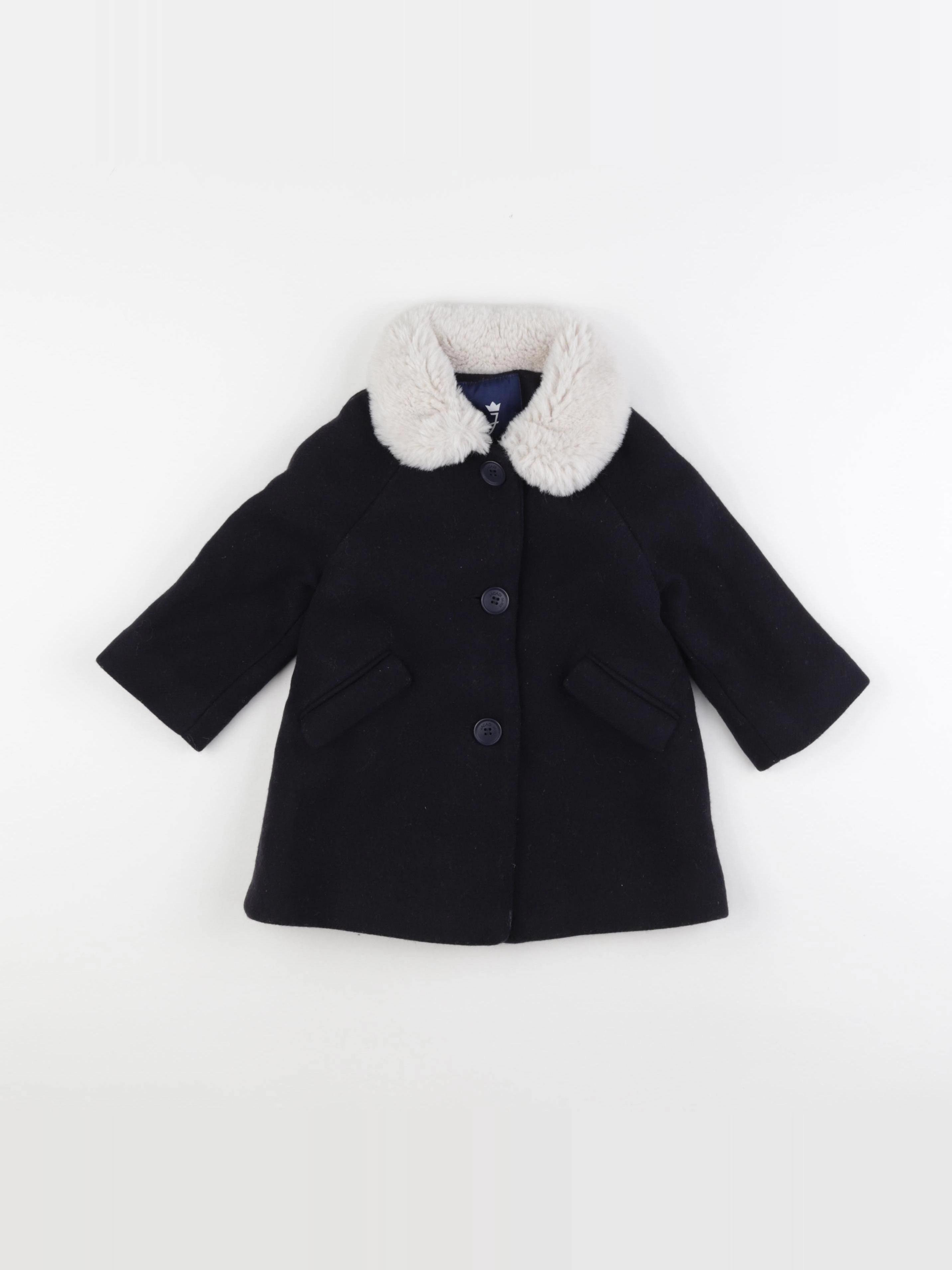 Jacadi - manteau bleu - 24 mois
