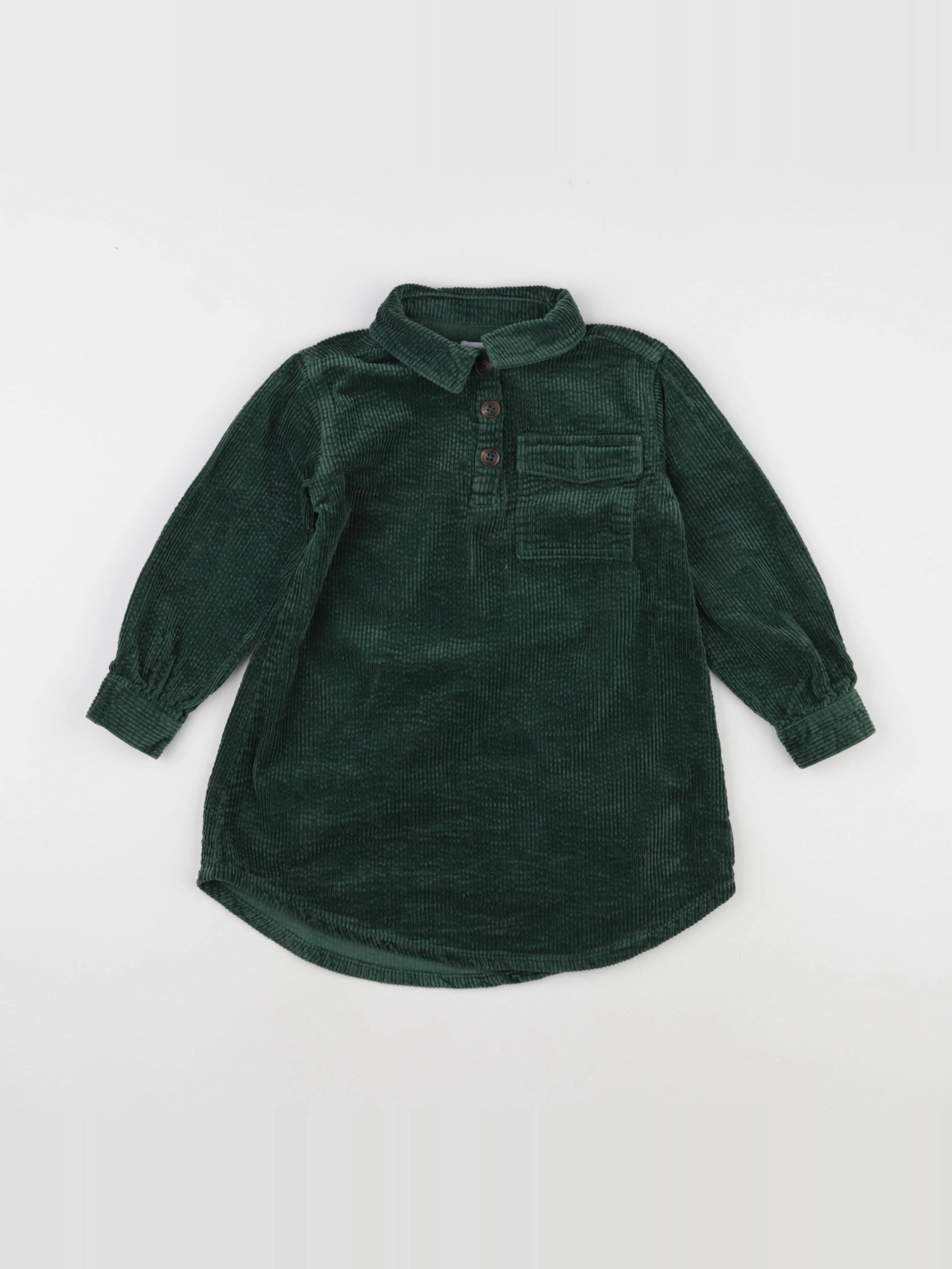 Vertbaudet - robe vert - 5 ans