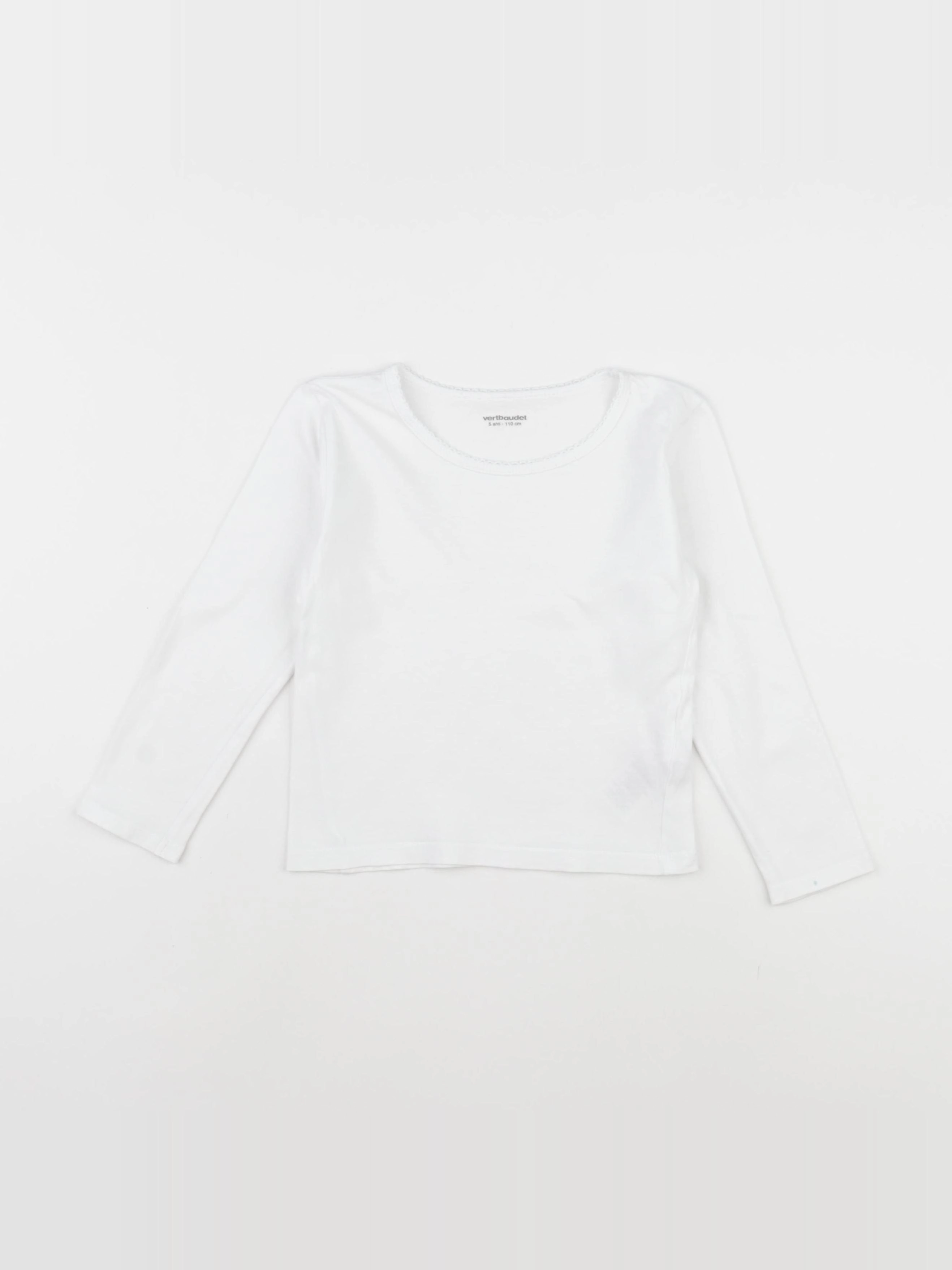 Vertbaudet - maillot de corps blanc - 5 ans