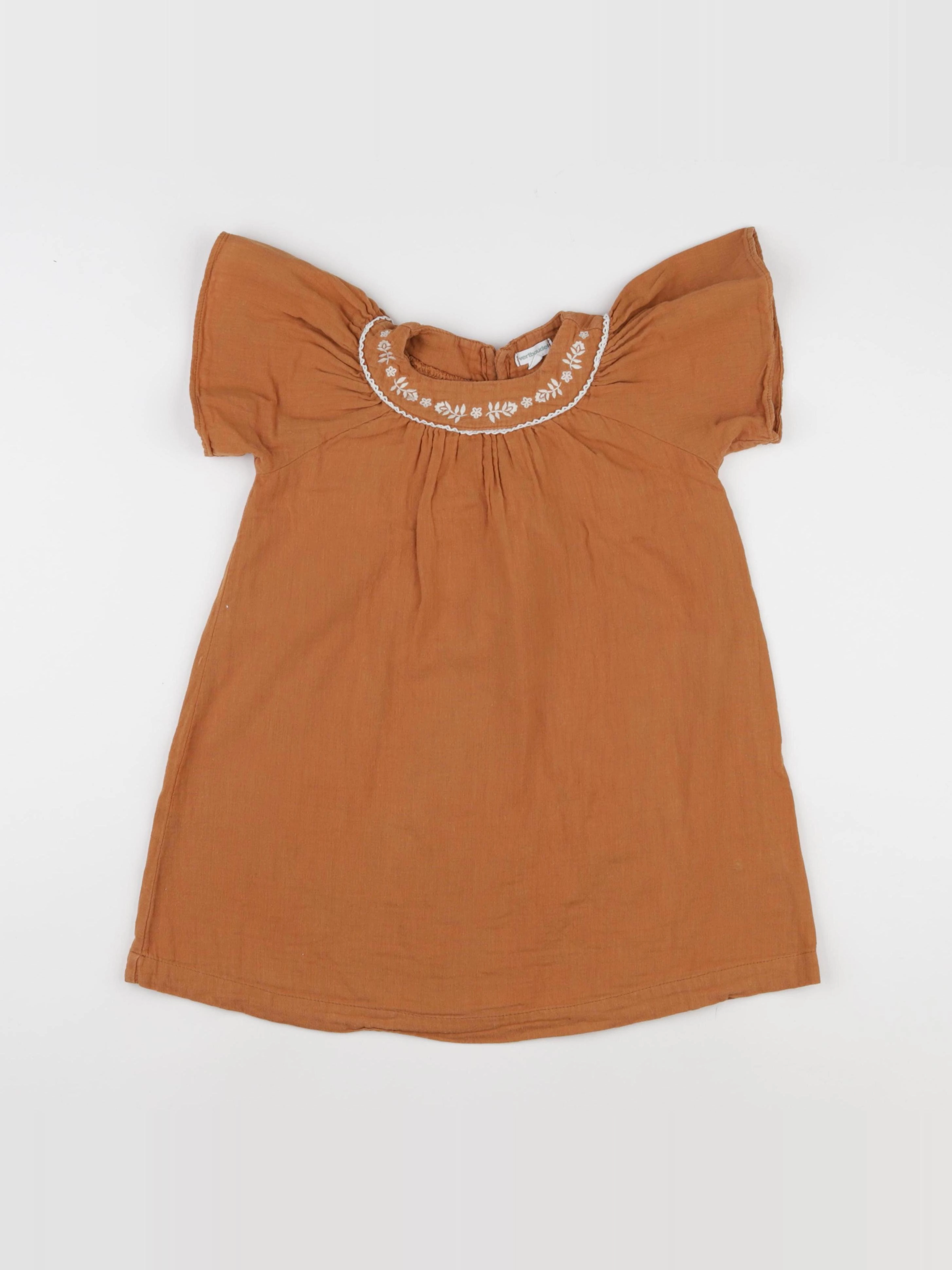 Vertbaudet - robe marron - 5 ans