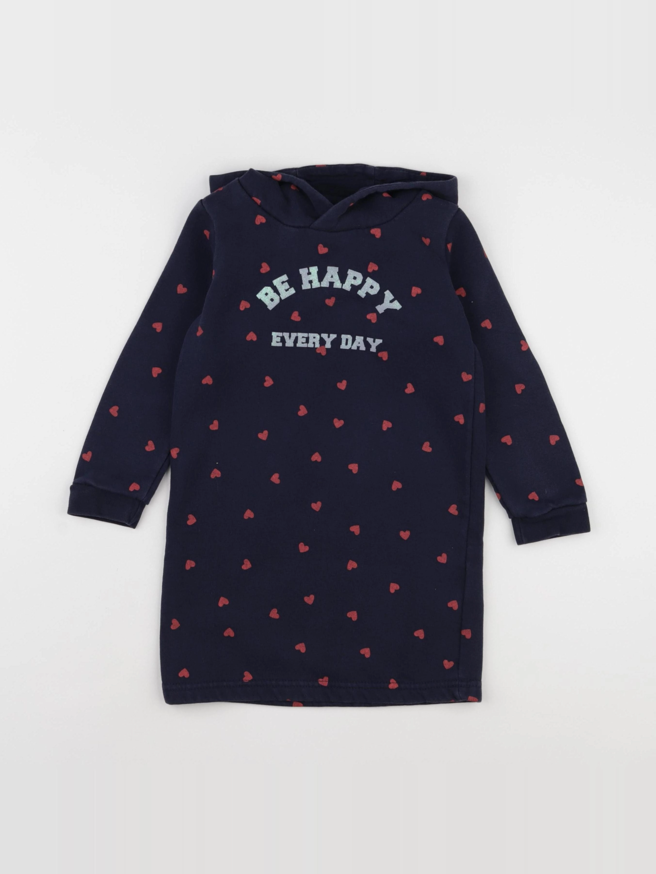 Vertbaudet - robe bleu, rouge - 4 ans