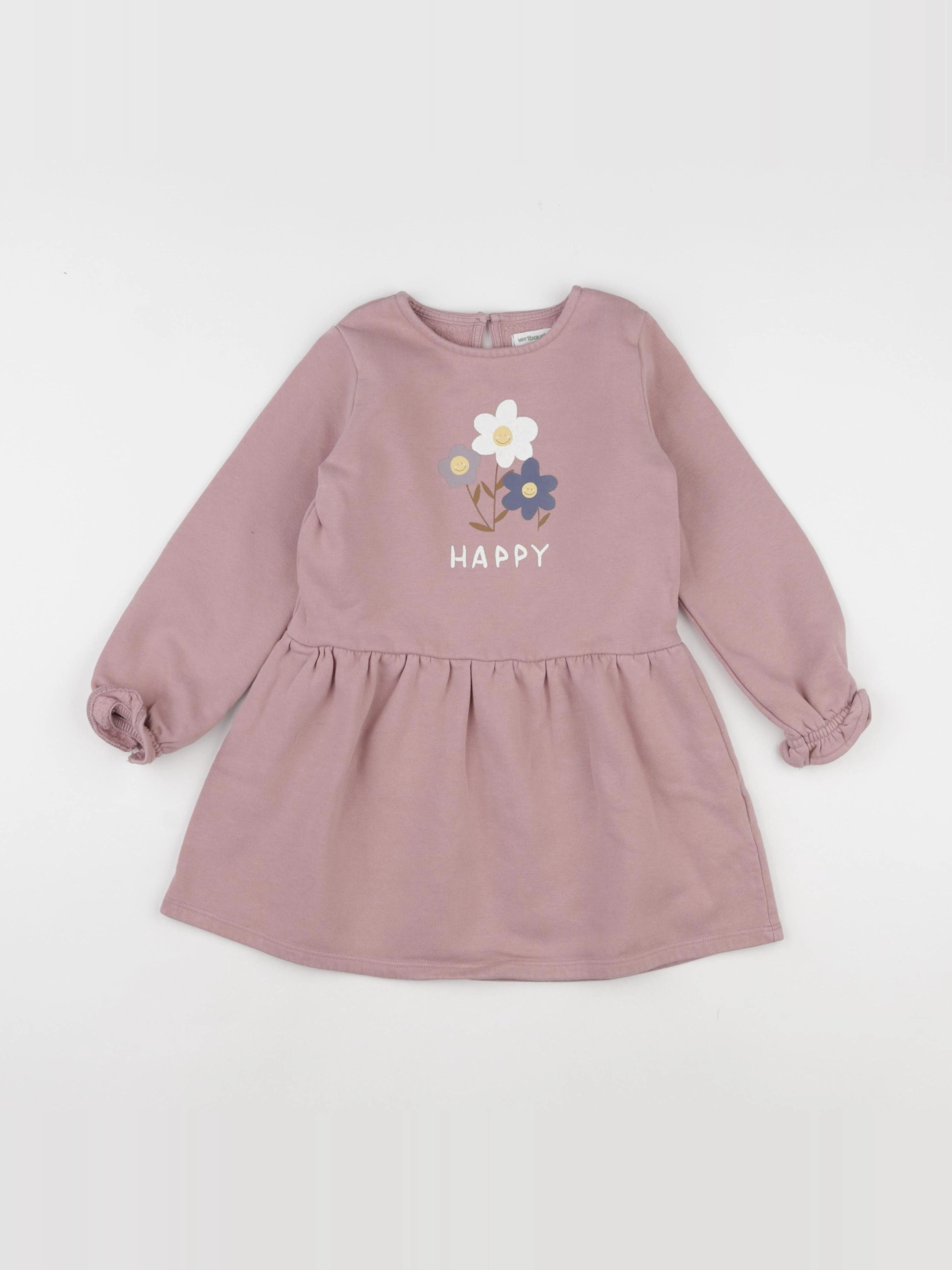 Vertbaudet - robe rose - 4 ans