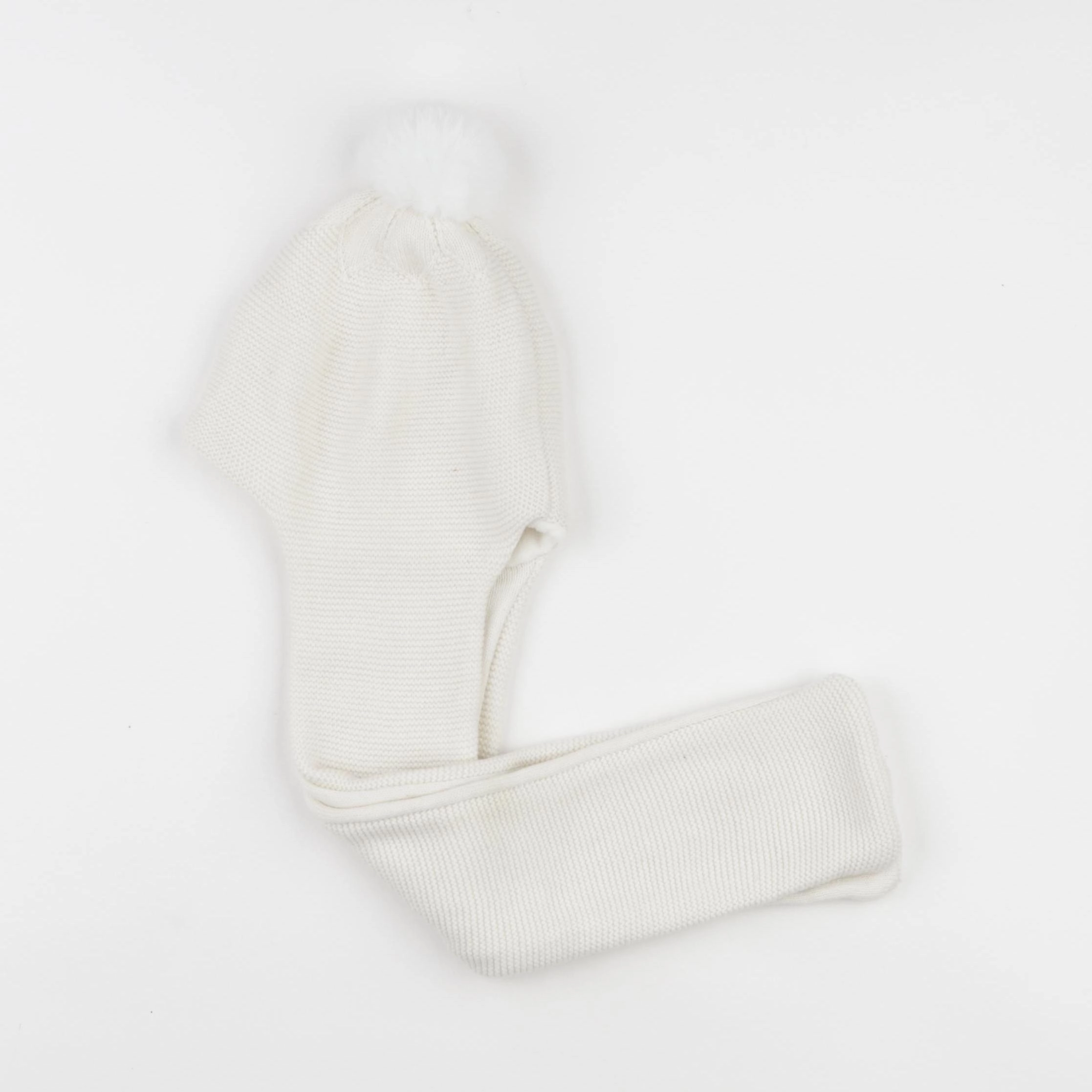 Jacadi - bonnet blanc - 24/36 mois