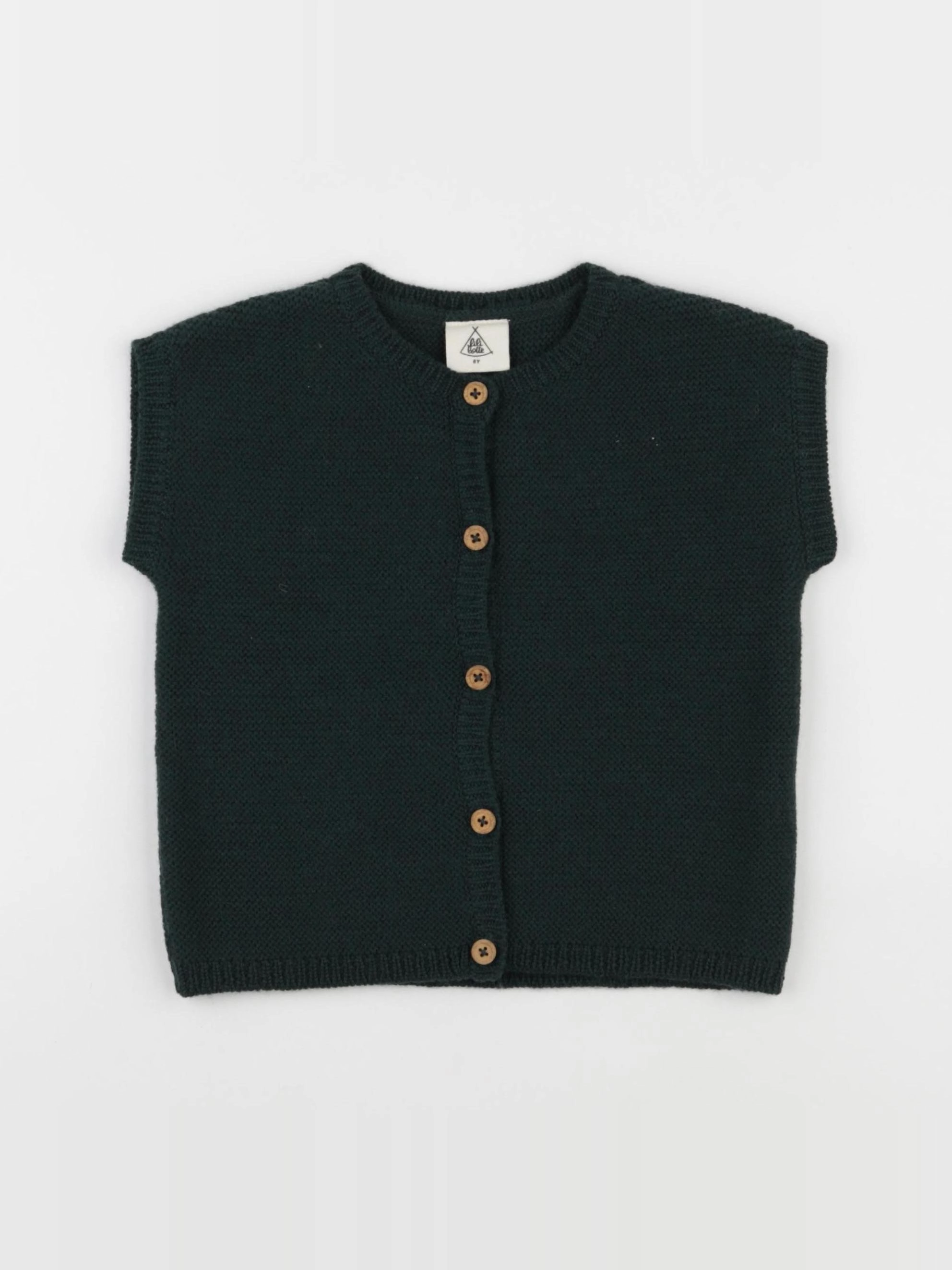 Lililotte - gilet vert - 6 ans